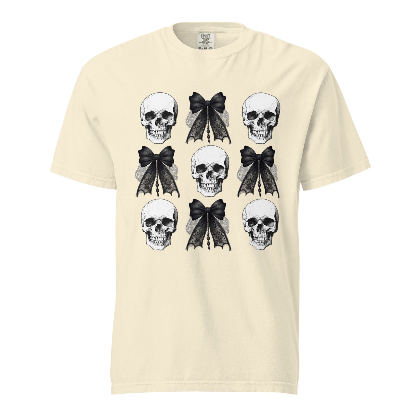 Skull and Bow Graphic Tee - Soft, Durable Cotton T-Shirt