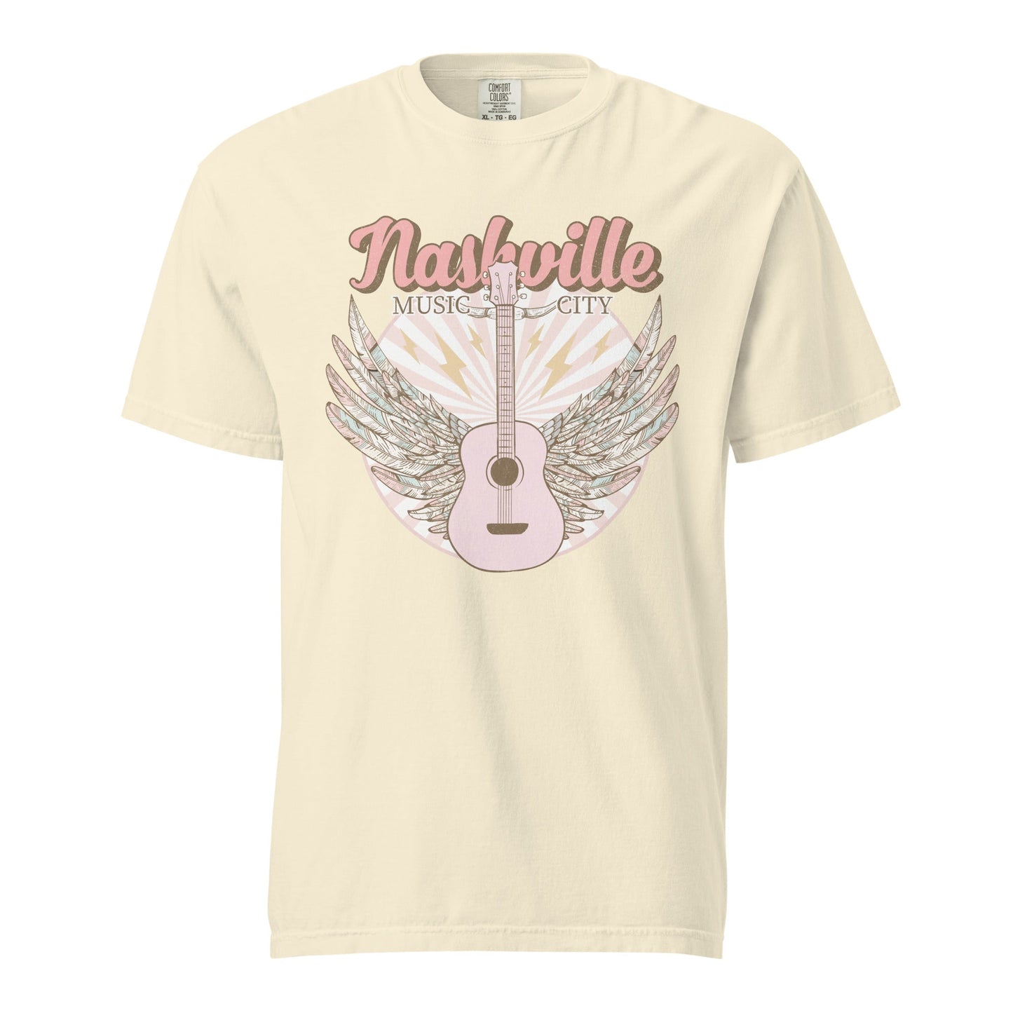 Nashville Music City Graphic Tee - Soft & Durable Cotton