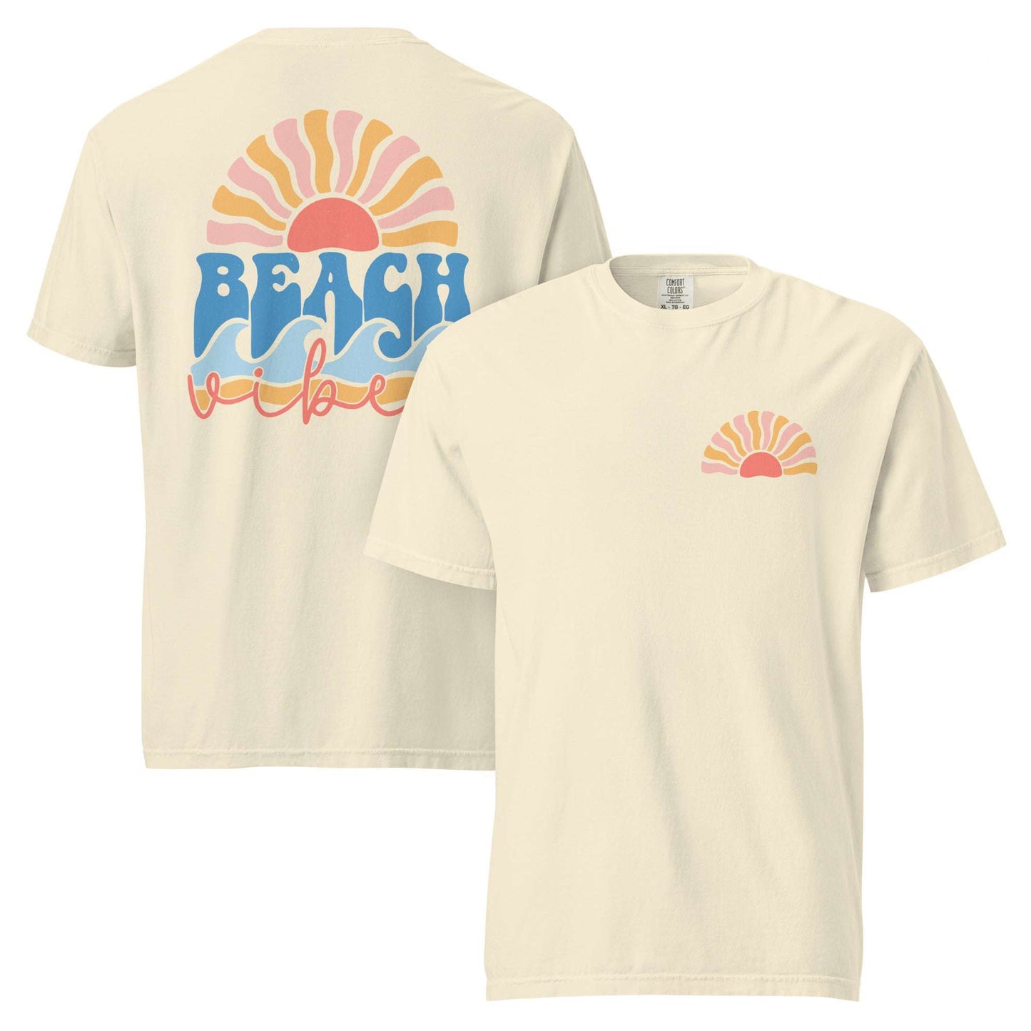 Beach Vibes Graphic Tee - Soft, Breathable Unisex Cotton T-Shirt