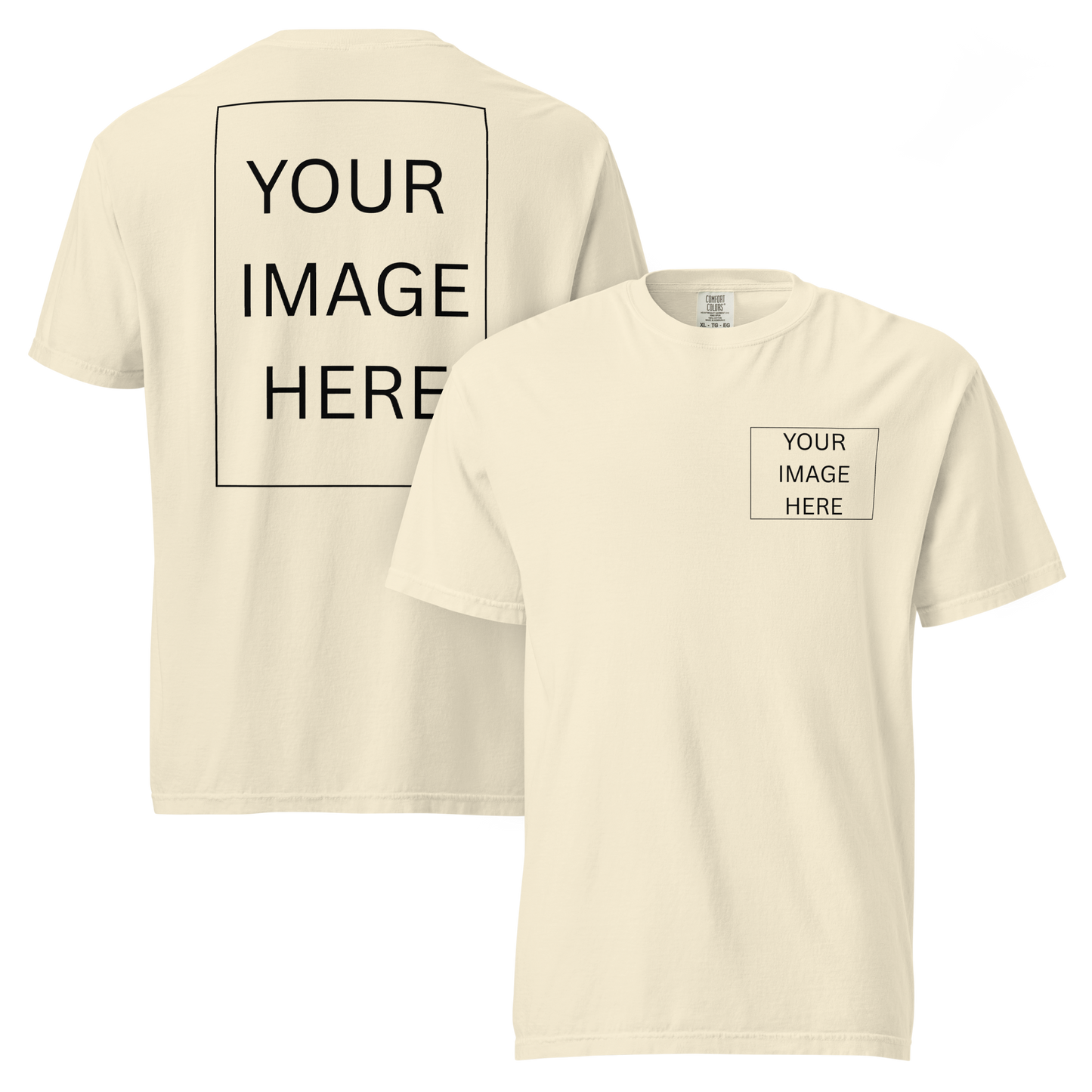 Custom Graphic Tee, Front & Back