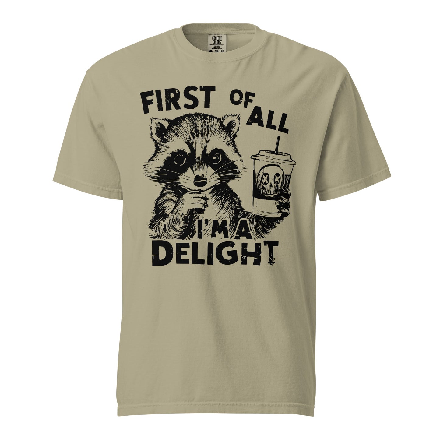 First Of All - Delightful Heavyweight Unisex T-Shirt