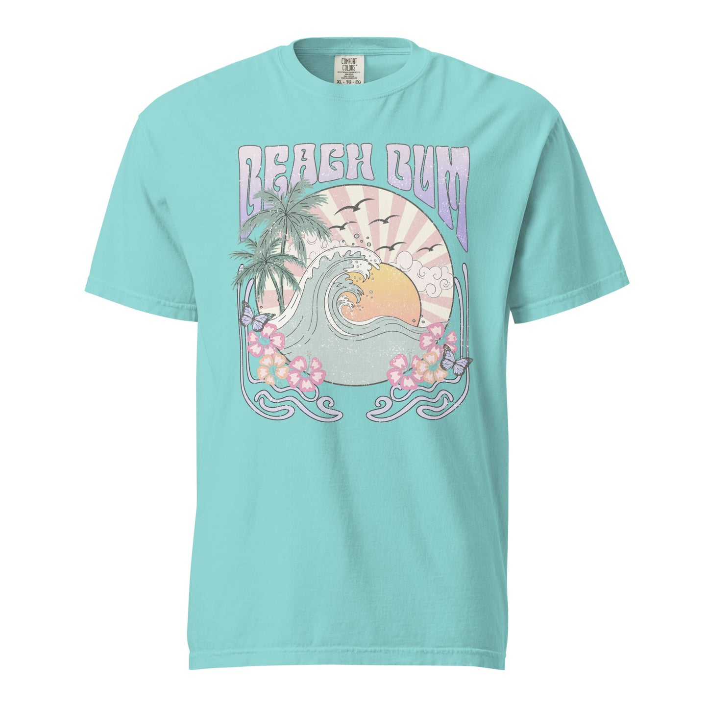 Beach Bum Graphic Tee - Unisex Garment-Dyed T-Shirt