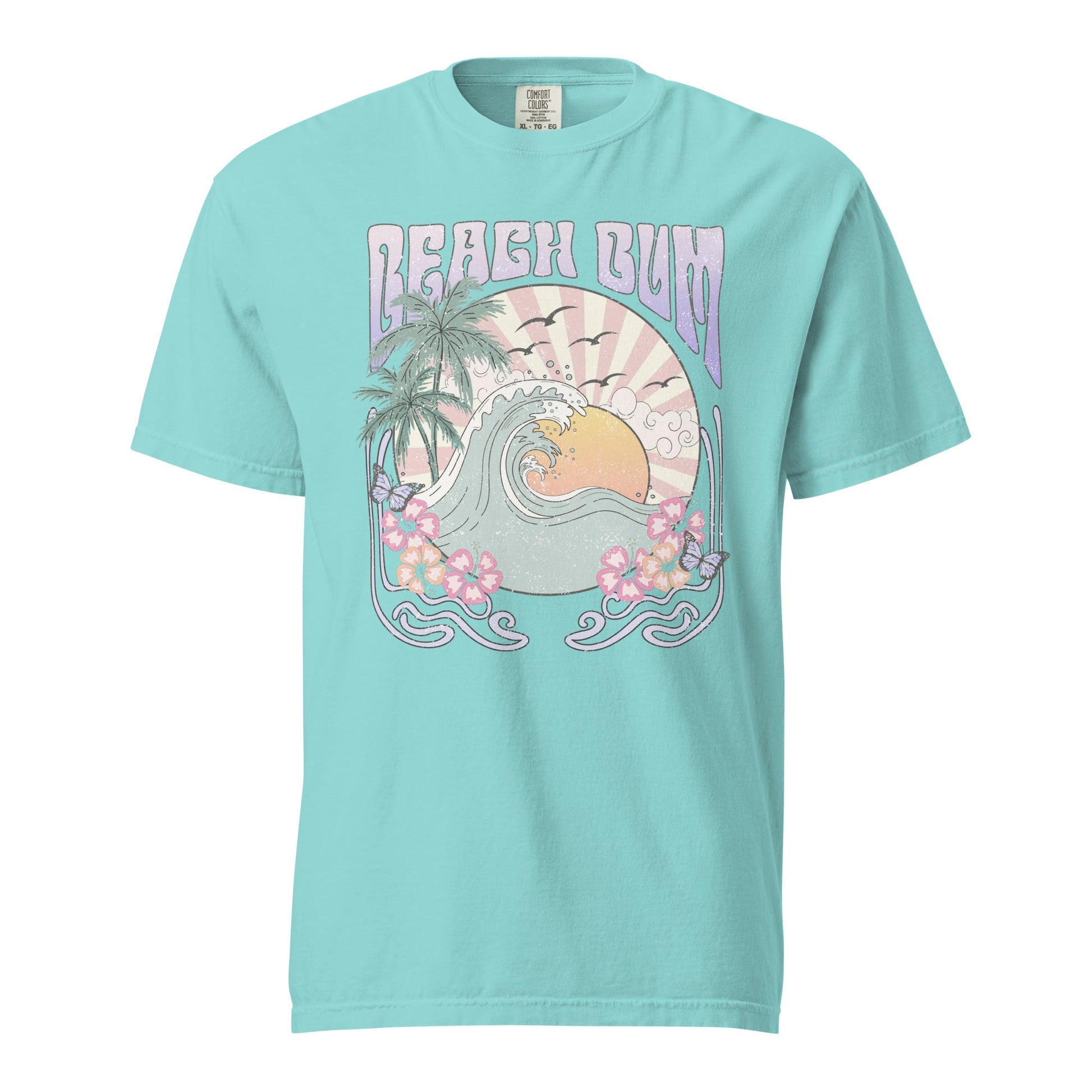 Beach Bum Graphic Tee - Unisex Garment-Dyed T-Shirt