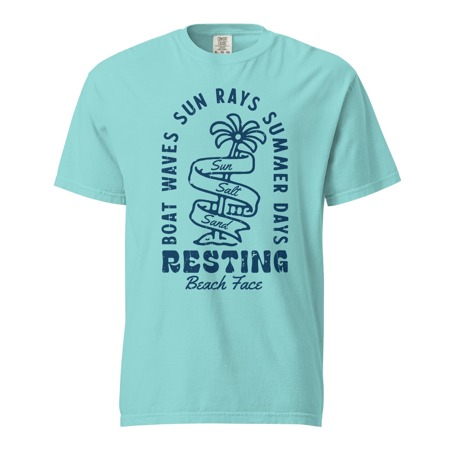 Resting Beach Face Graphic Tee - Soft, Durable Cotton T-Shirt