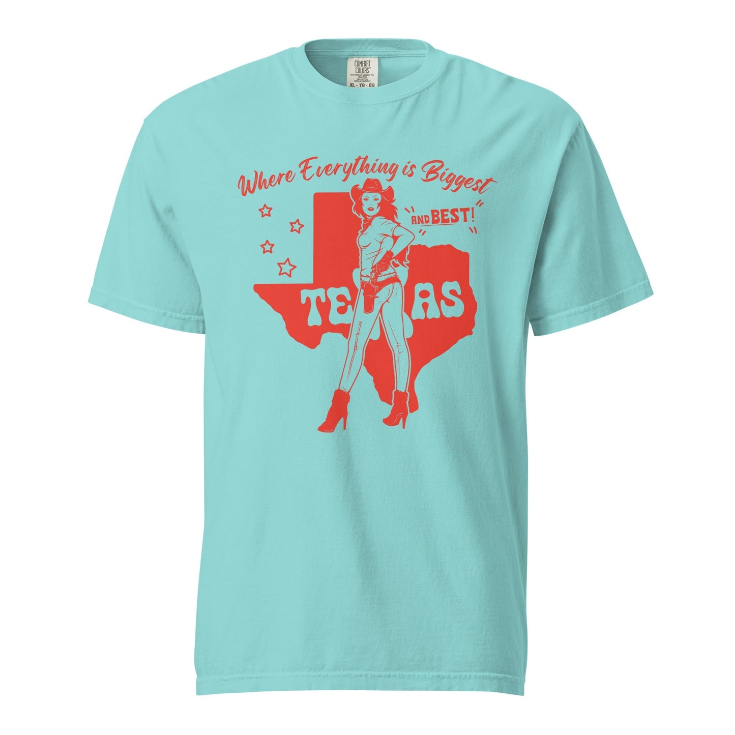Everything's Bigger in Texas Graphic Tee - Durable Cotton Top