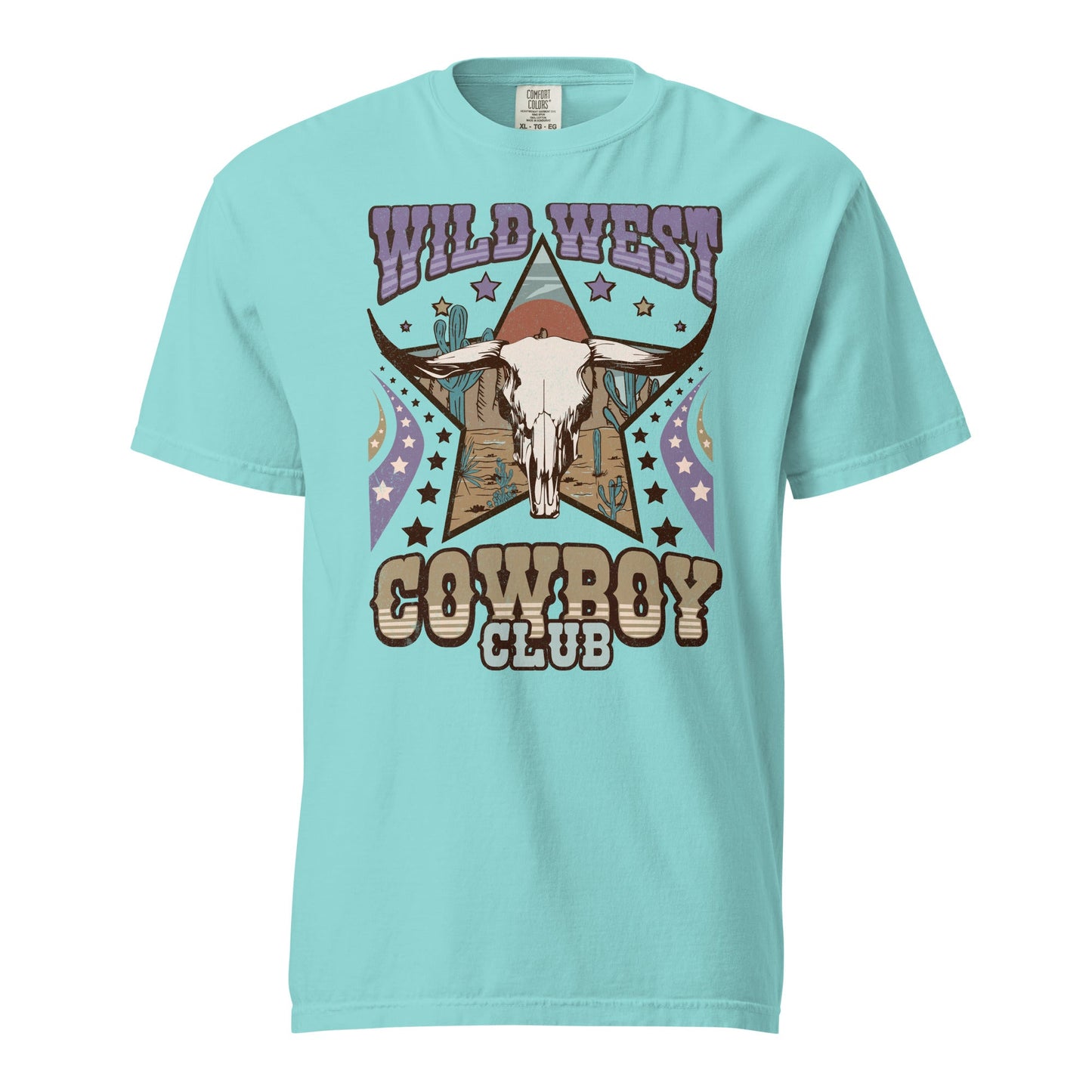 Wild West Cowboy Club Graphic Tee - Soft, Durable 100% Cotton