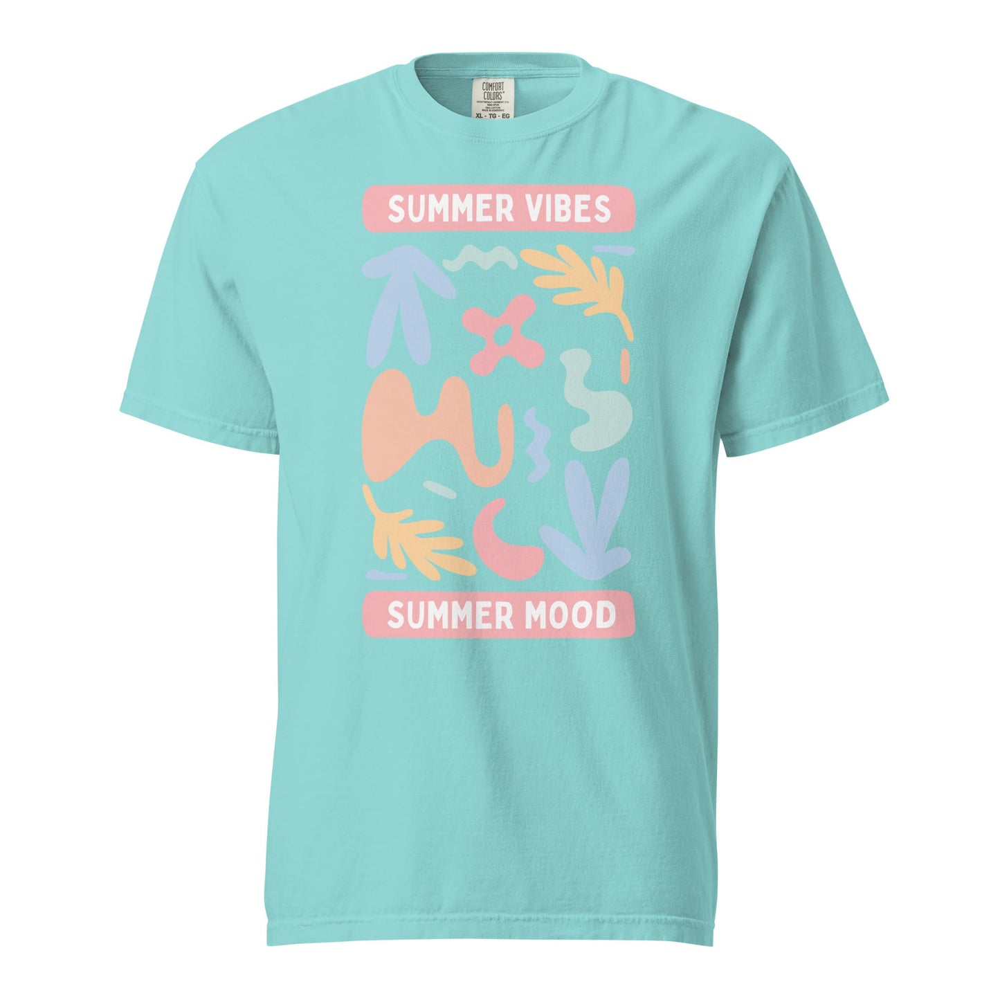 Summer Mood Graphic Tee - Soft, Breathable Heavyweight T-shirt