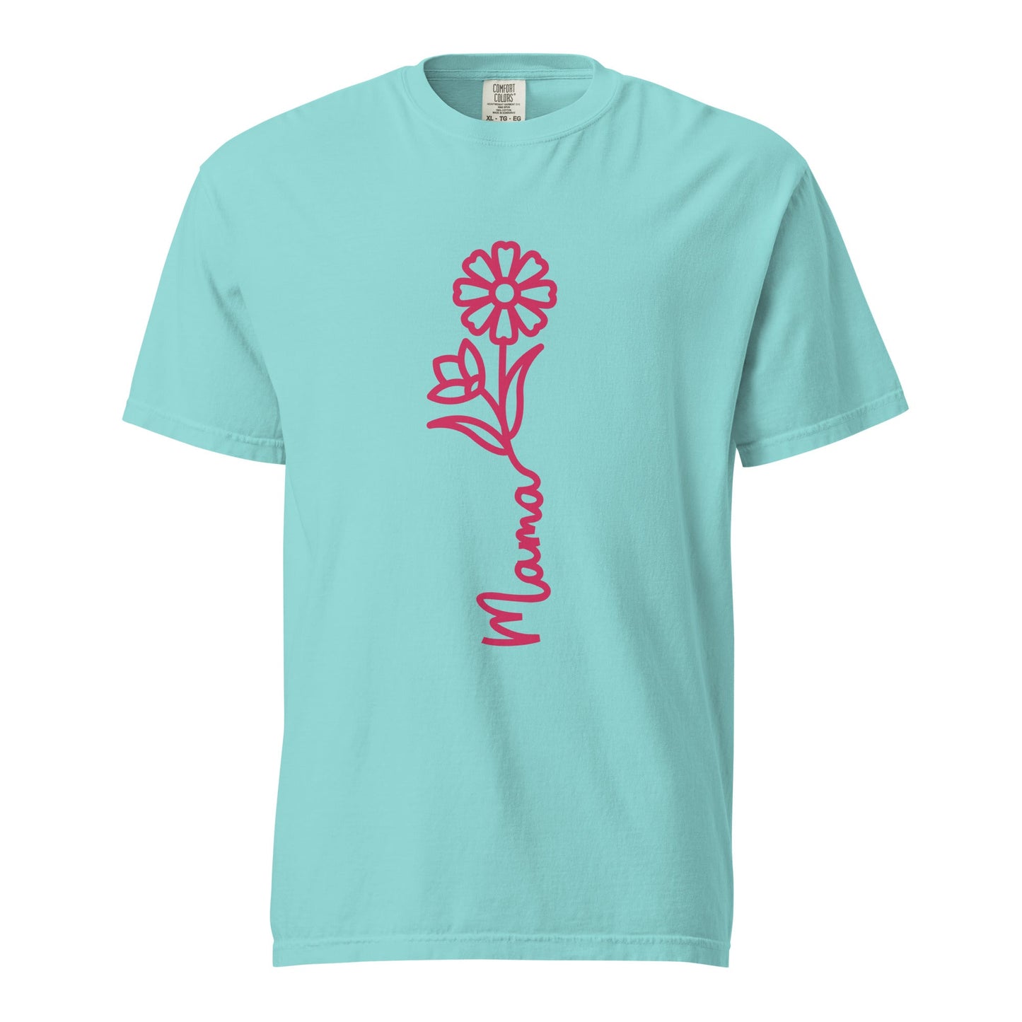 Mama Flower Graphic Tee - Soft Cotton & Structured Fit