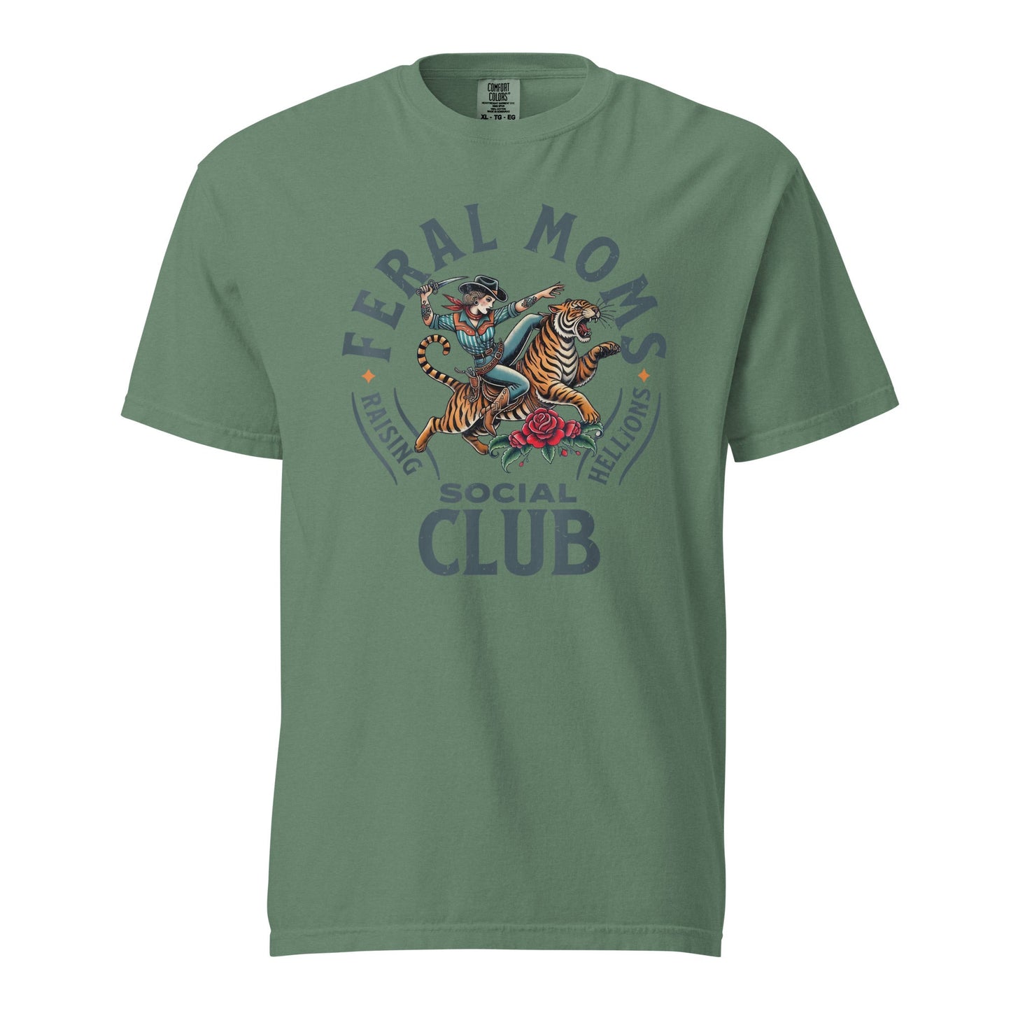 Feral Moms Social Club Graphic Tee - Soft & Durable Cotton