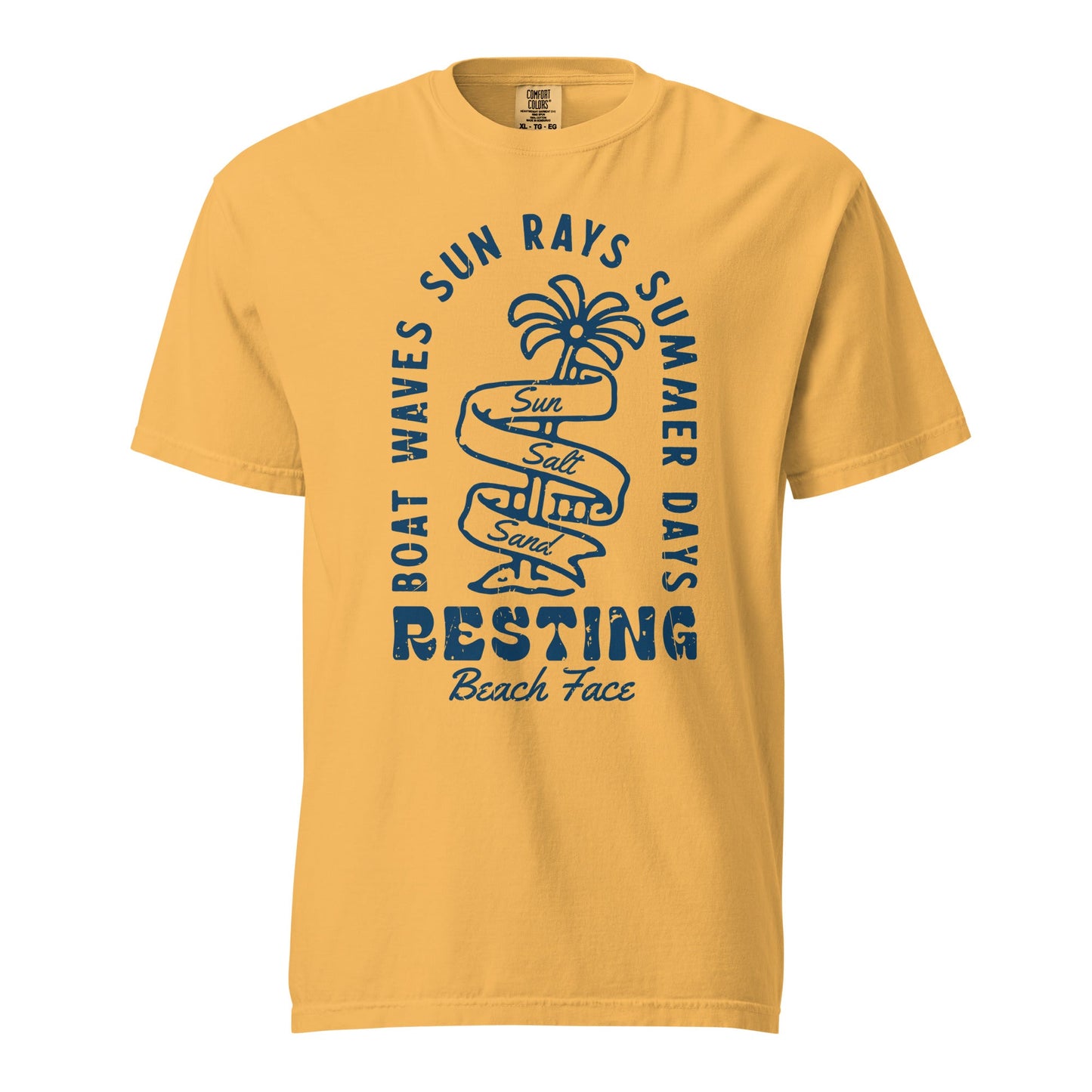 Resting Beach Face Graphic Tee - Soft, Durable Cotton T-Shirt