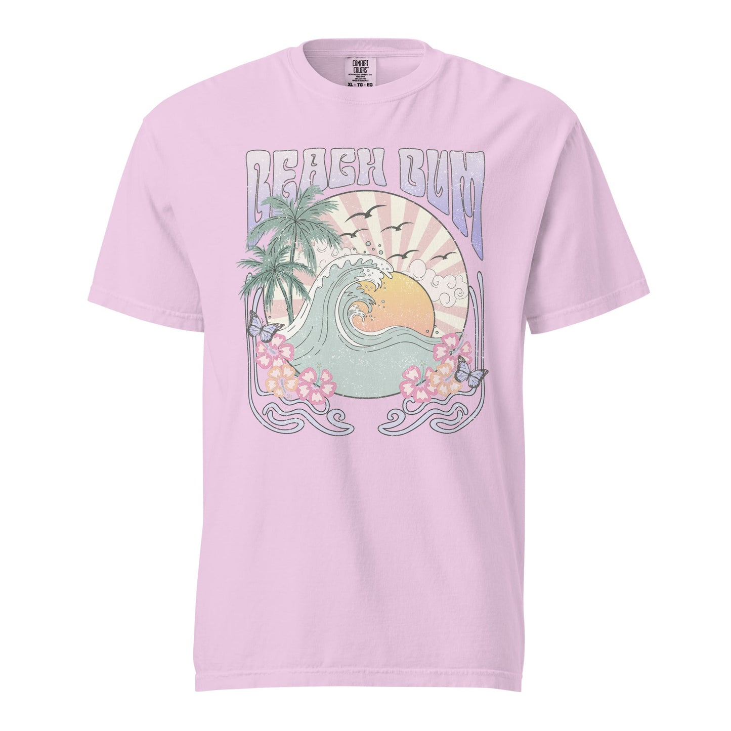 Beach Bum Graphic Tee - Unisex Garment-Dyed T-Shirt