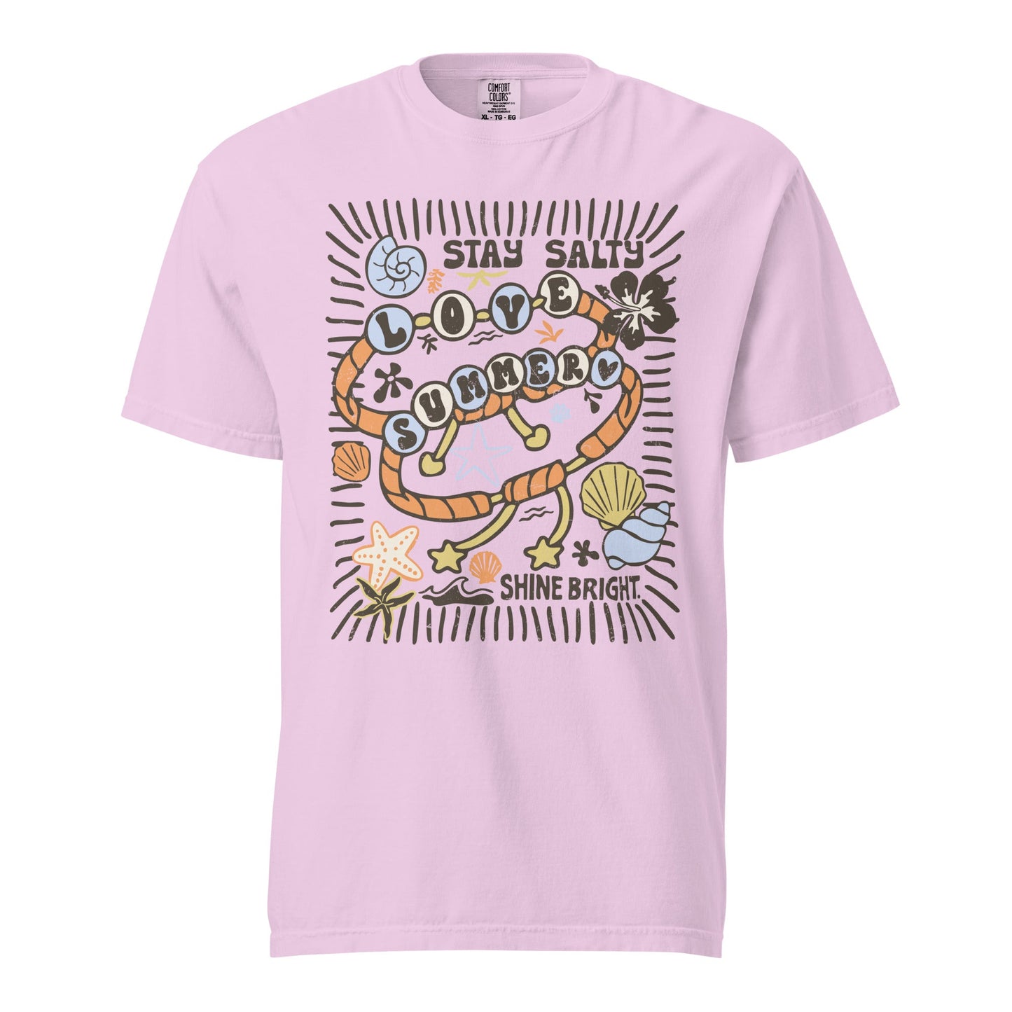 Stay Salty Love Summer Graphic Tee - Cotton Comfort