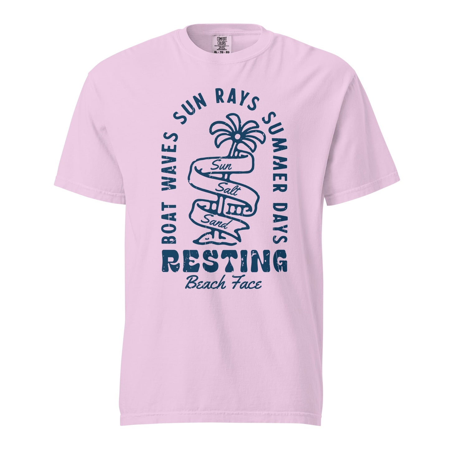 Resting Beach Face Graphic Tee - Soft, Durable Cotton T-Shirt