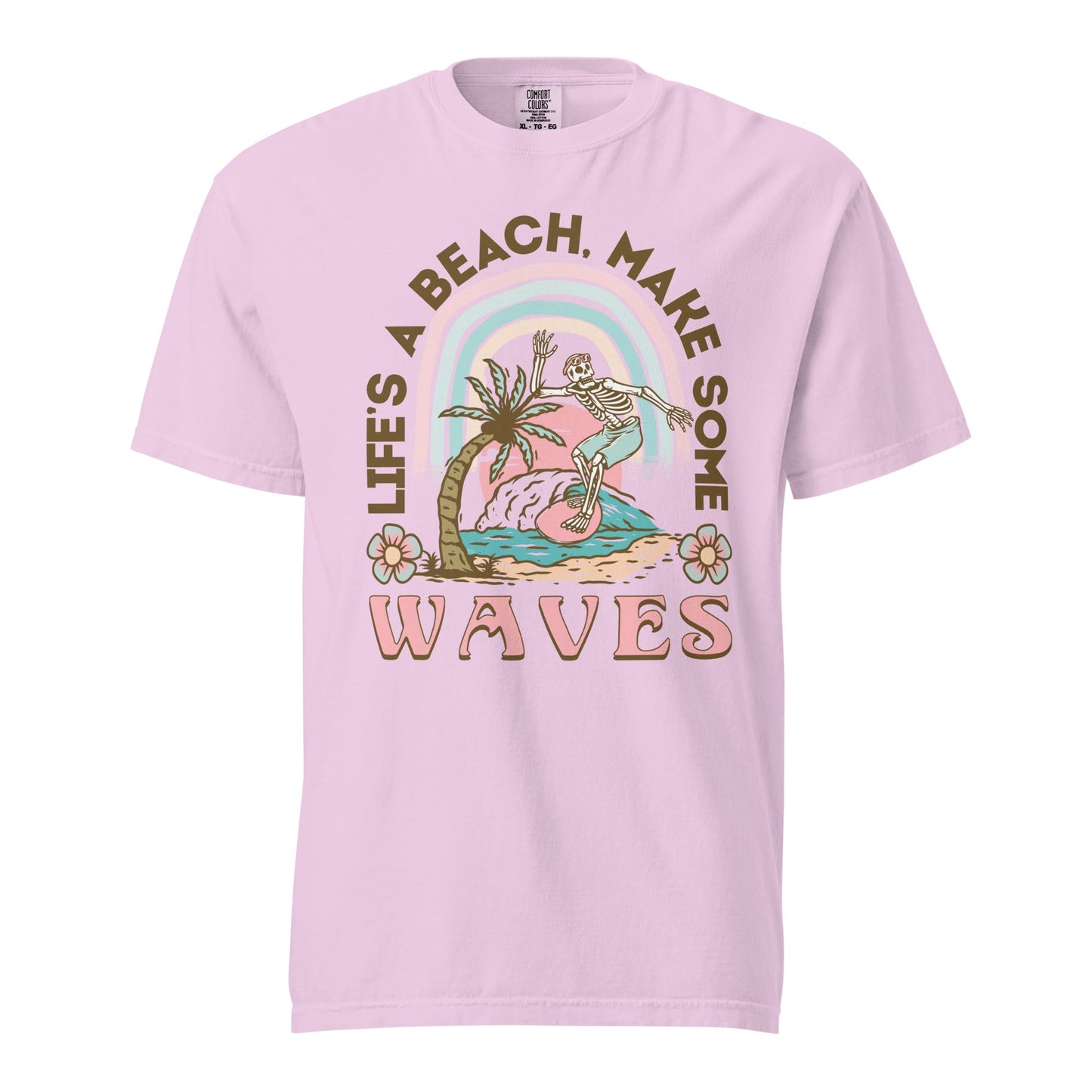 Lets Make Waves Graphic Tee - Stylish, Durable, Soft Cotton