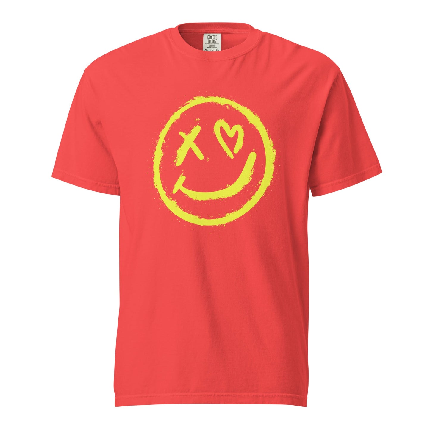 Smiley Rock Graphic Tee - Comfortable Ring-Spun Cotton T-shirt