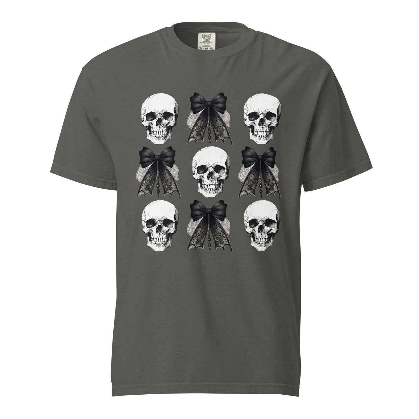 Skull and Bow Graphic Tee - Soft, Durable Cotton T-Shirt