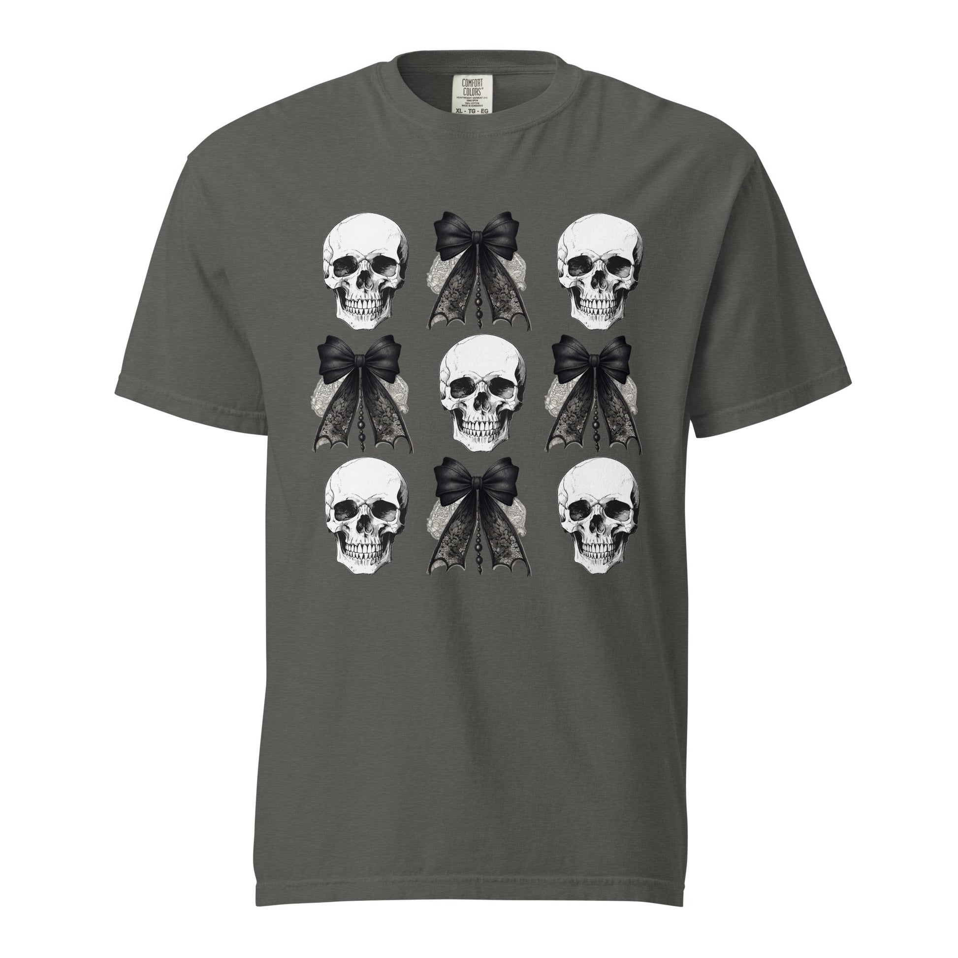 Skull and Bow Graphic Tee - Soft, Durable Cotton T-Shirt
