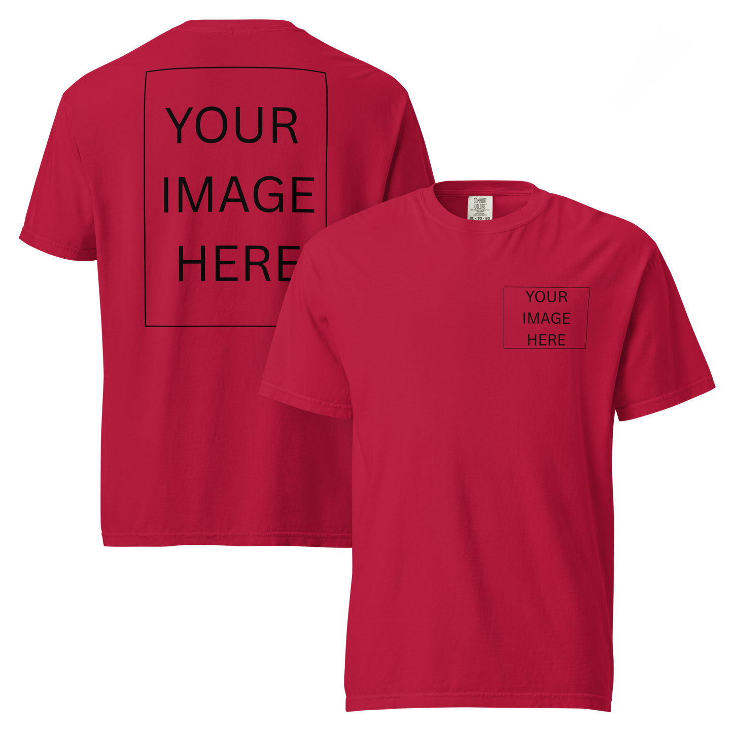 Custom Graphic Tee, Front & Back