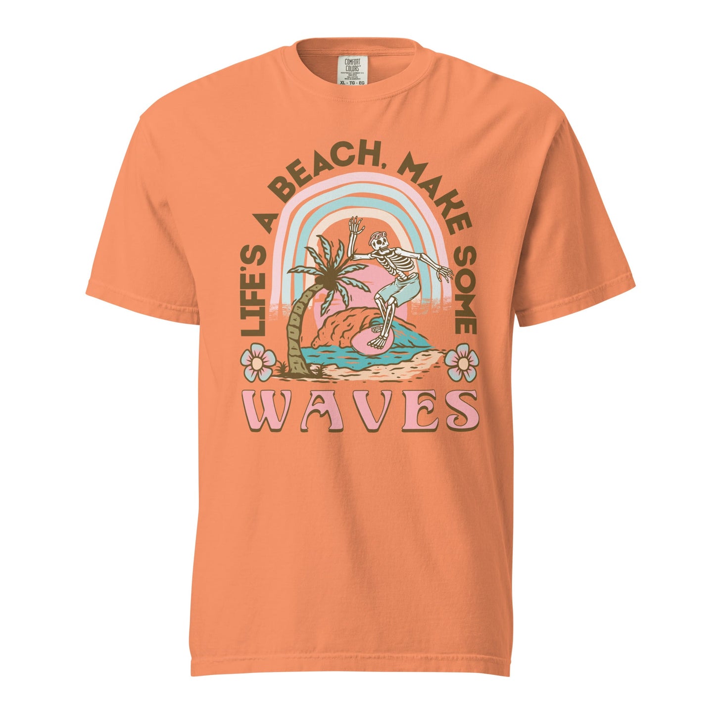 Lets Make Waves Graphic Tee - Stylish, Durable, Soft Cotton