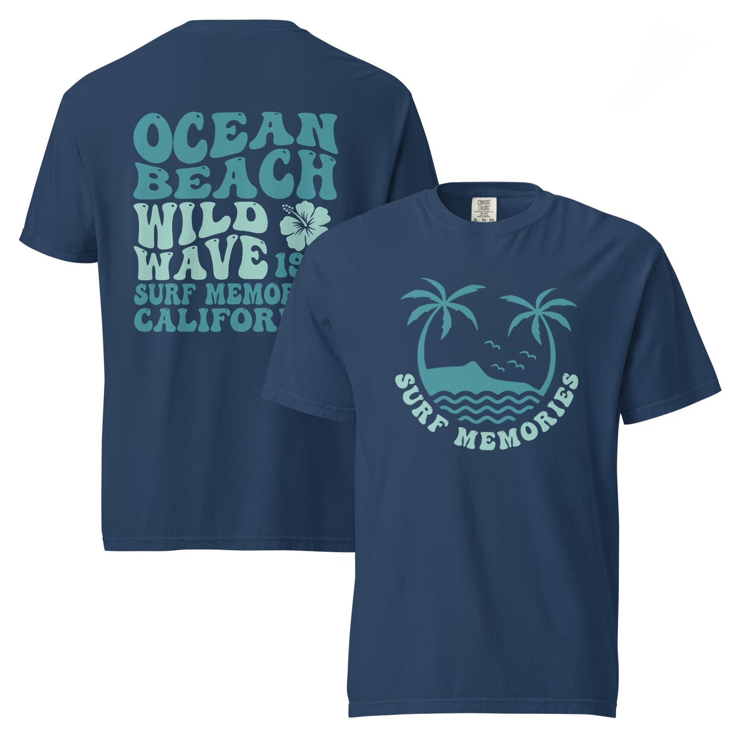 Ocean Waves Graphic Tee: Stylish Unisex Cotton T-Shirt