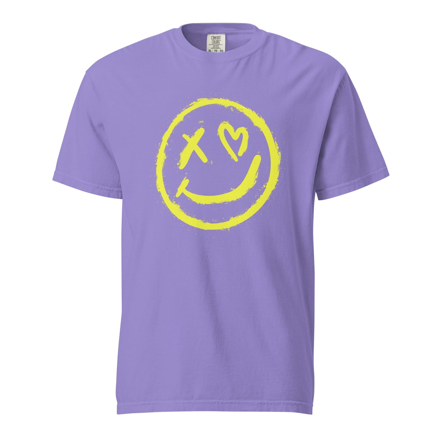 Smiley Rock Graphic Tee - Comfortable Ring-Spun Cotton T-shirt