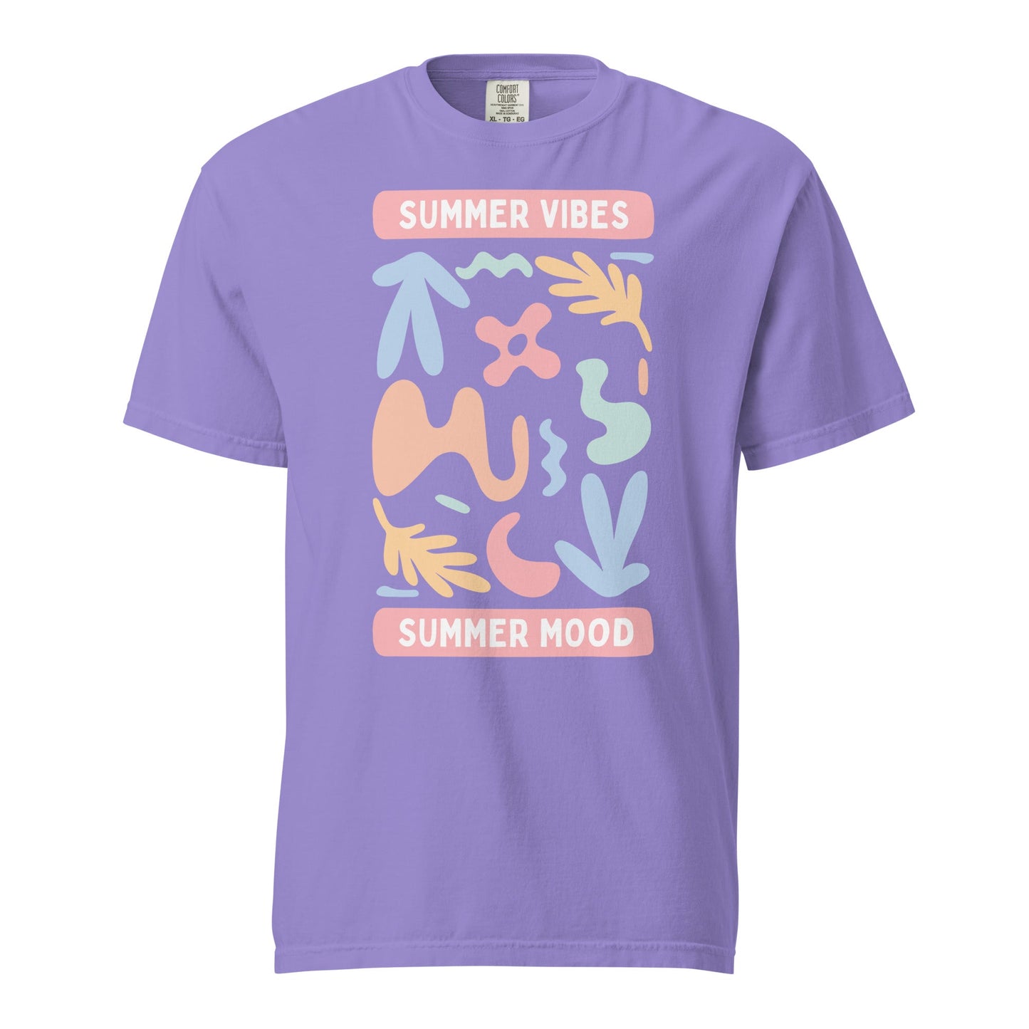 Summer Mood Graphic Tee - Soft, Breathable Heavyweight T-shirt