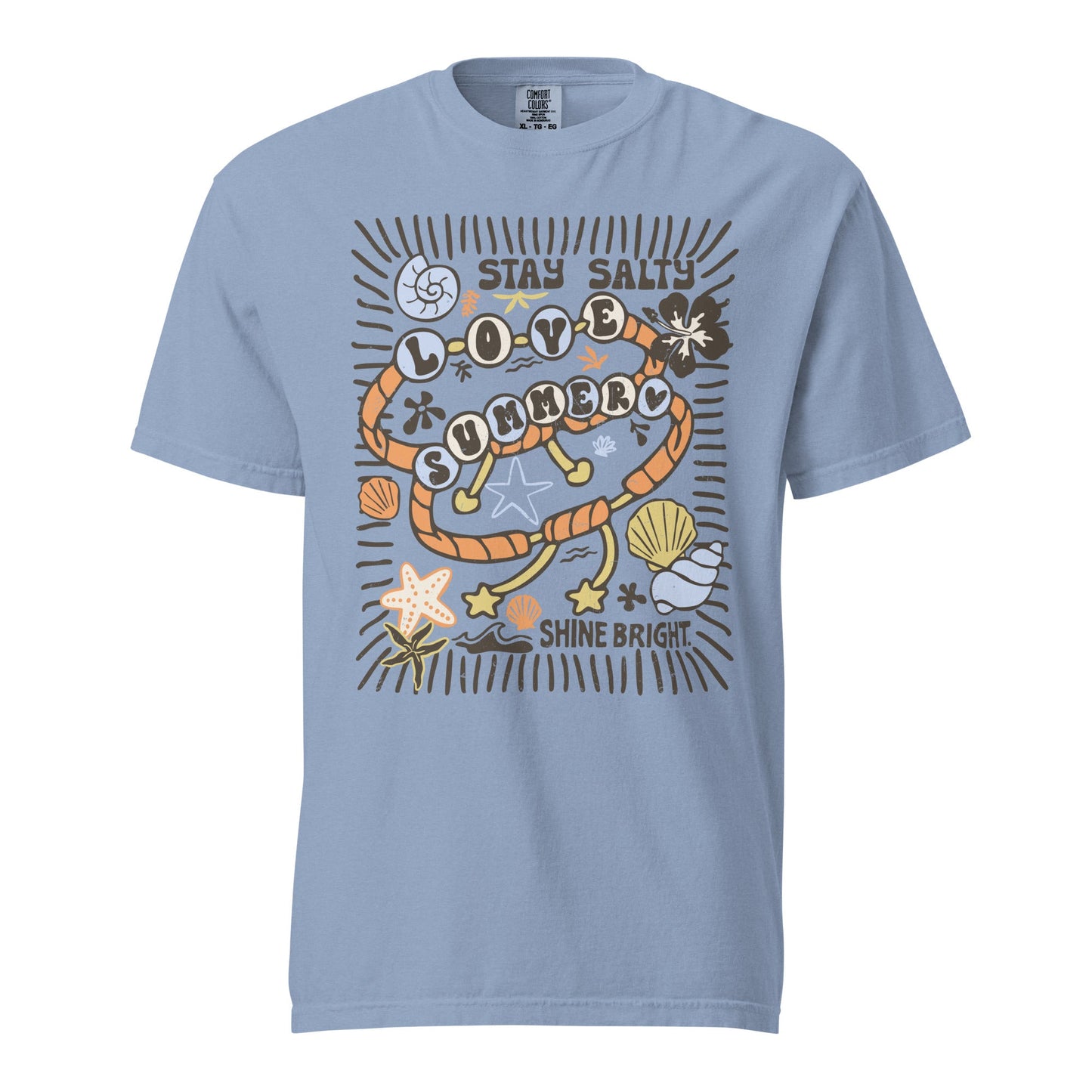 Stay Salty Love Summer Graphic Tee - Cotton Comfort