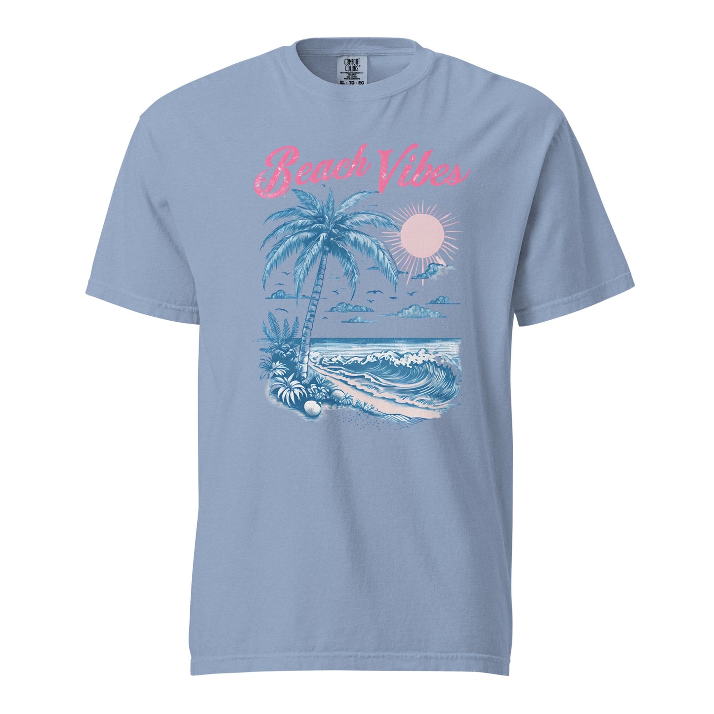 Beach Vibes Graphic Tee - Comfortable Cotton T-Shirt