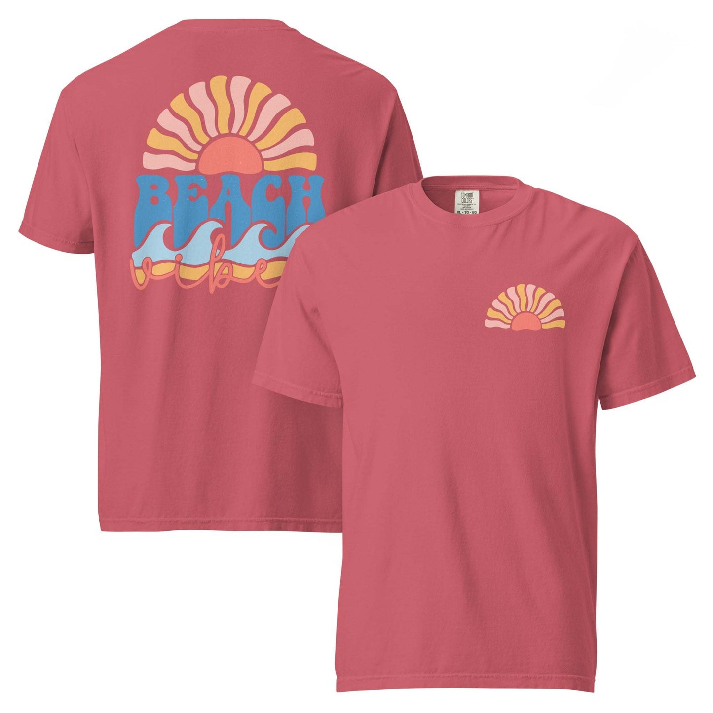 Beach Vibes Graphic Tee - Soft, Breathable Unisex Cotton T-Shirt