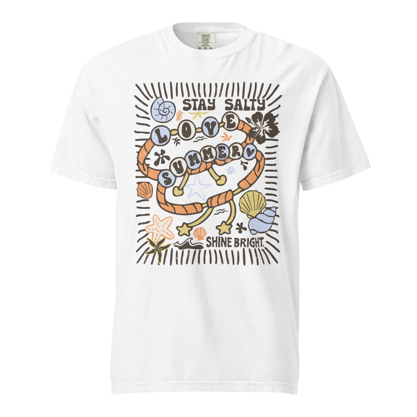 Stay Salty Love Summer Graphic Tee - Cotton Comfort