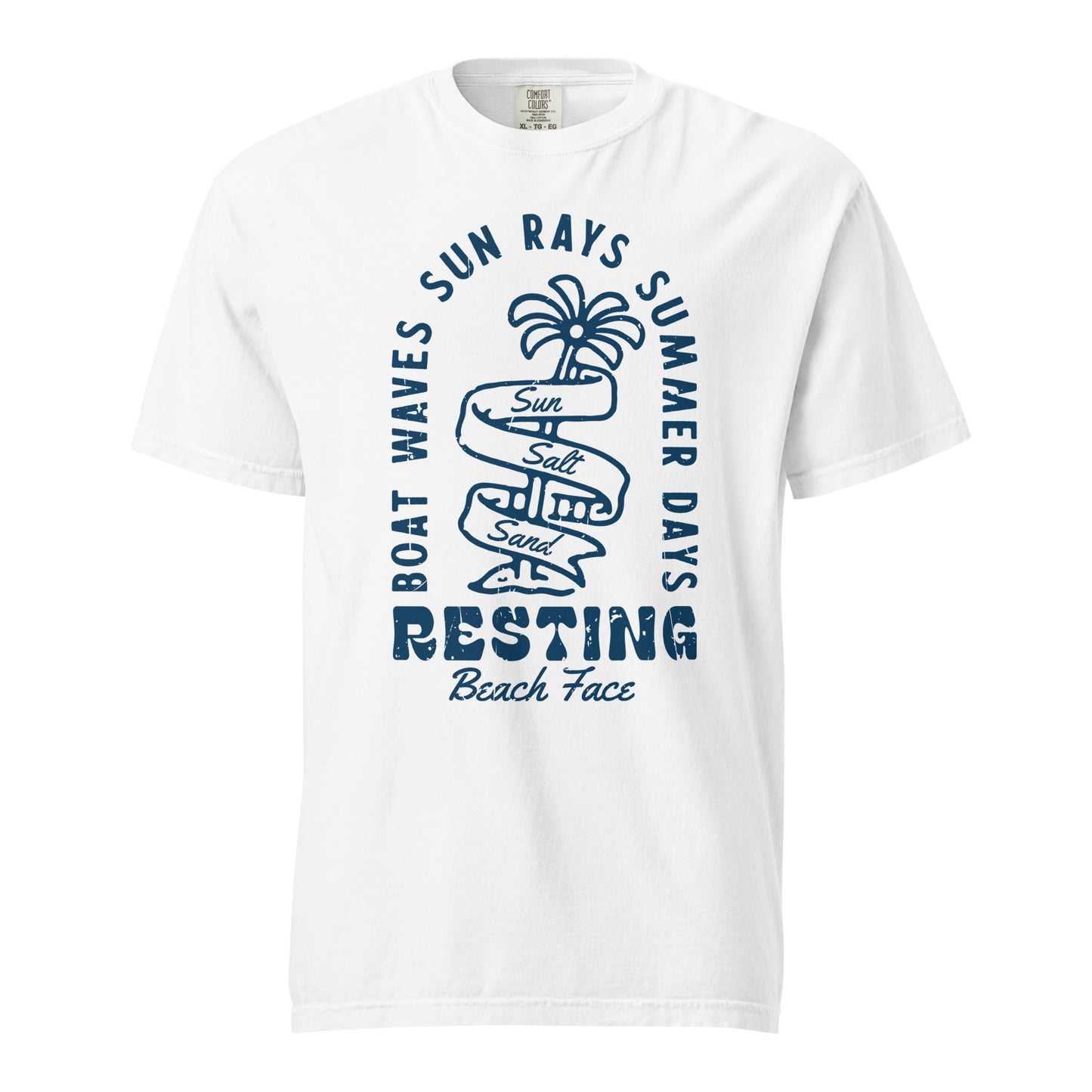 Resting Beach Face Graphic Tee - Soft, Durable Cotton T-Shirt