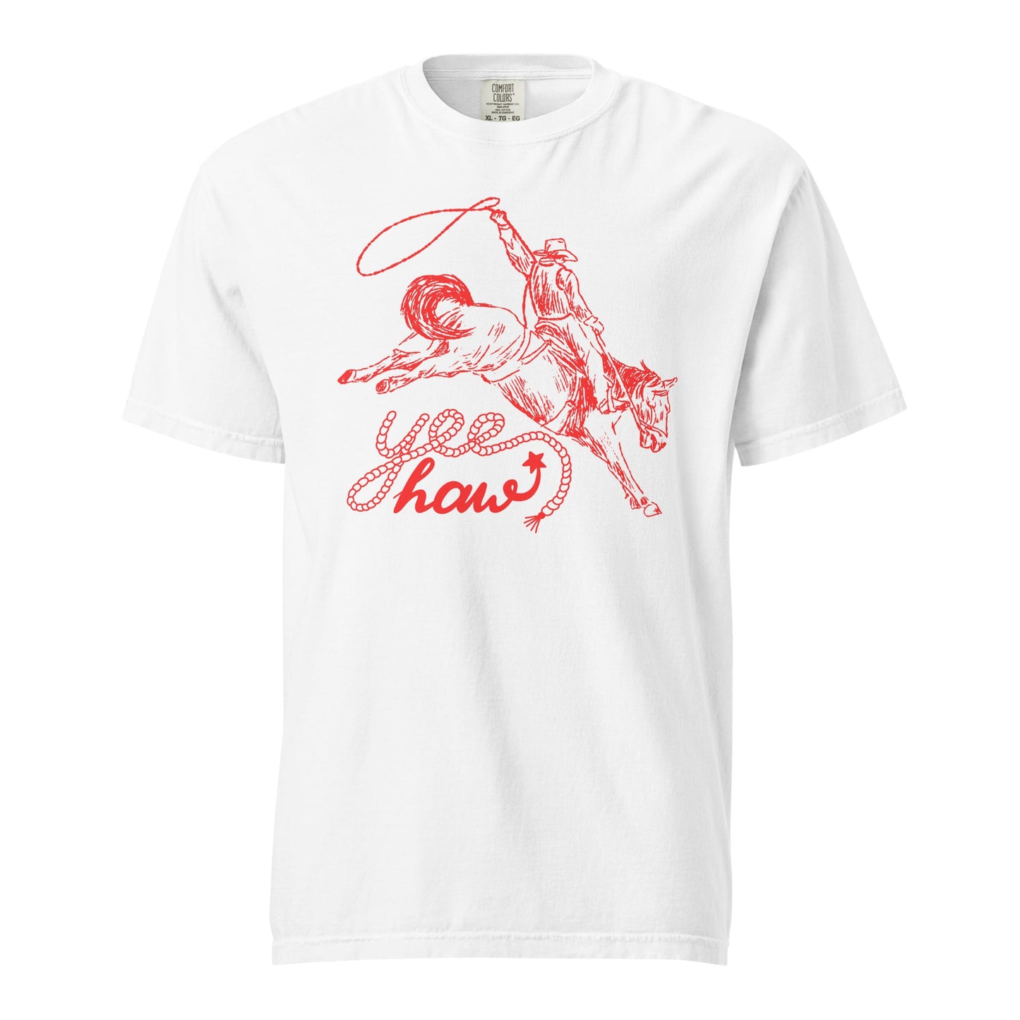 Yee Haw Graphic Tee - Soft, Breathable 100% Cotton T-Shirt