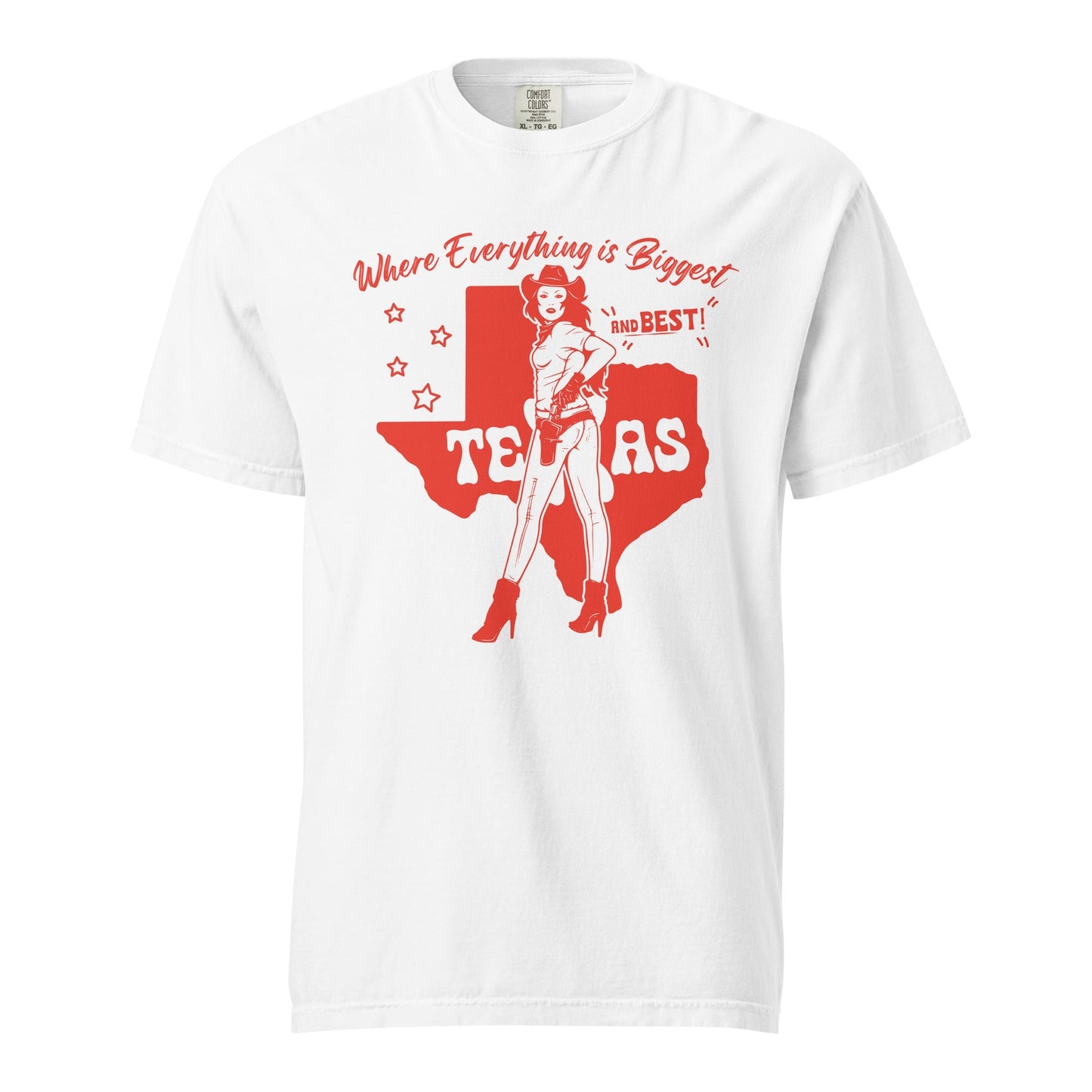 Everything's Bigger in Texas Graphic Tee - Durable Cotton Top