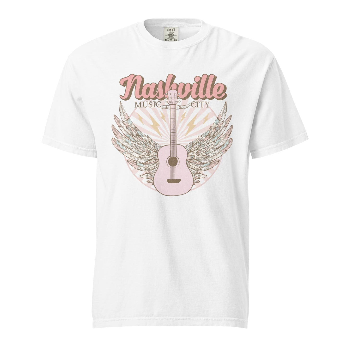 Nashville Music City Graphic Tee - Soft & Durable Cotton