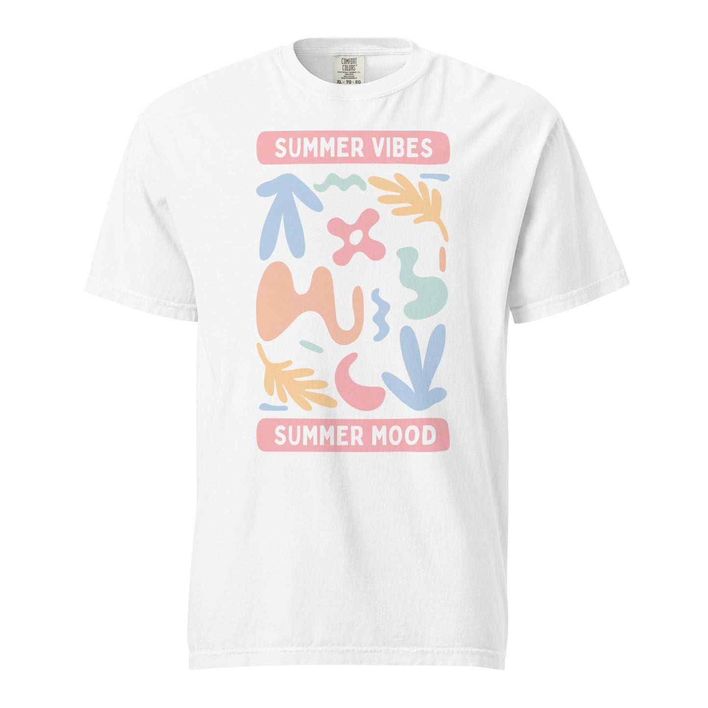 Summer Mood Graphic Tee - Soft, Breathable Heavyweight T-shirt