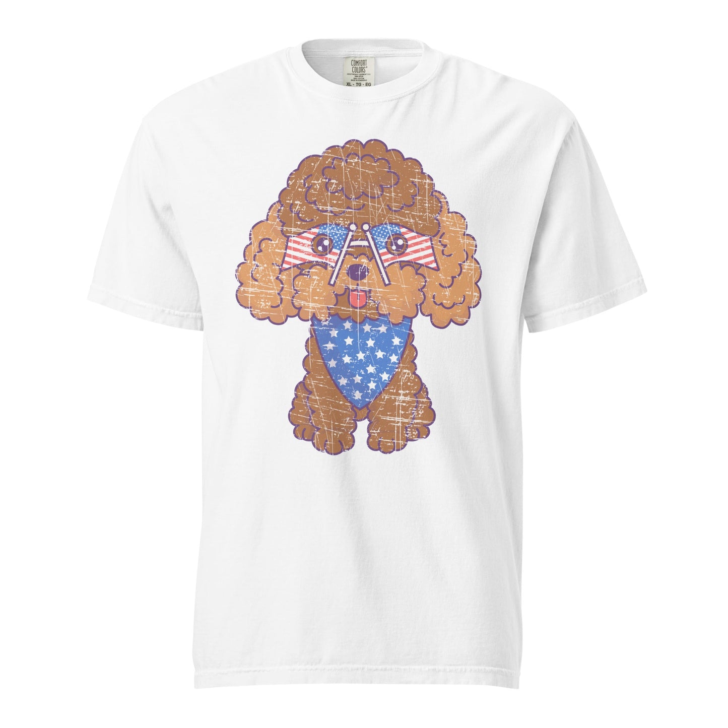 Puppy Patriotic Graphic Tee