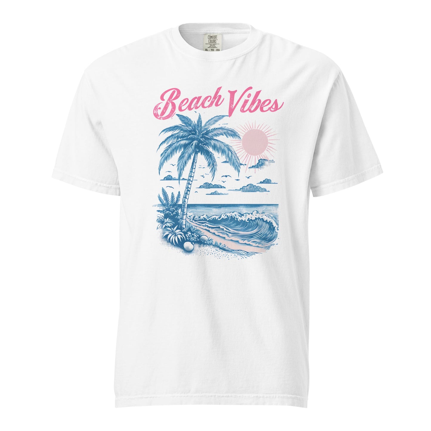 Beach Vibes Graphic Tee - Comfortable Cotton T-Shirt