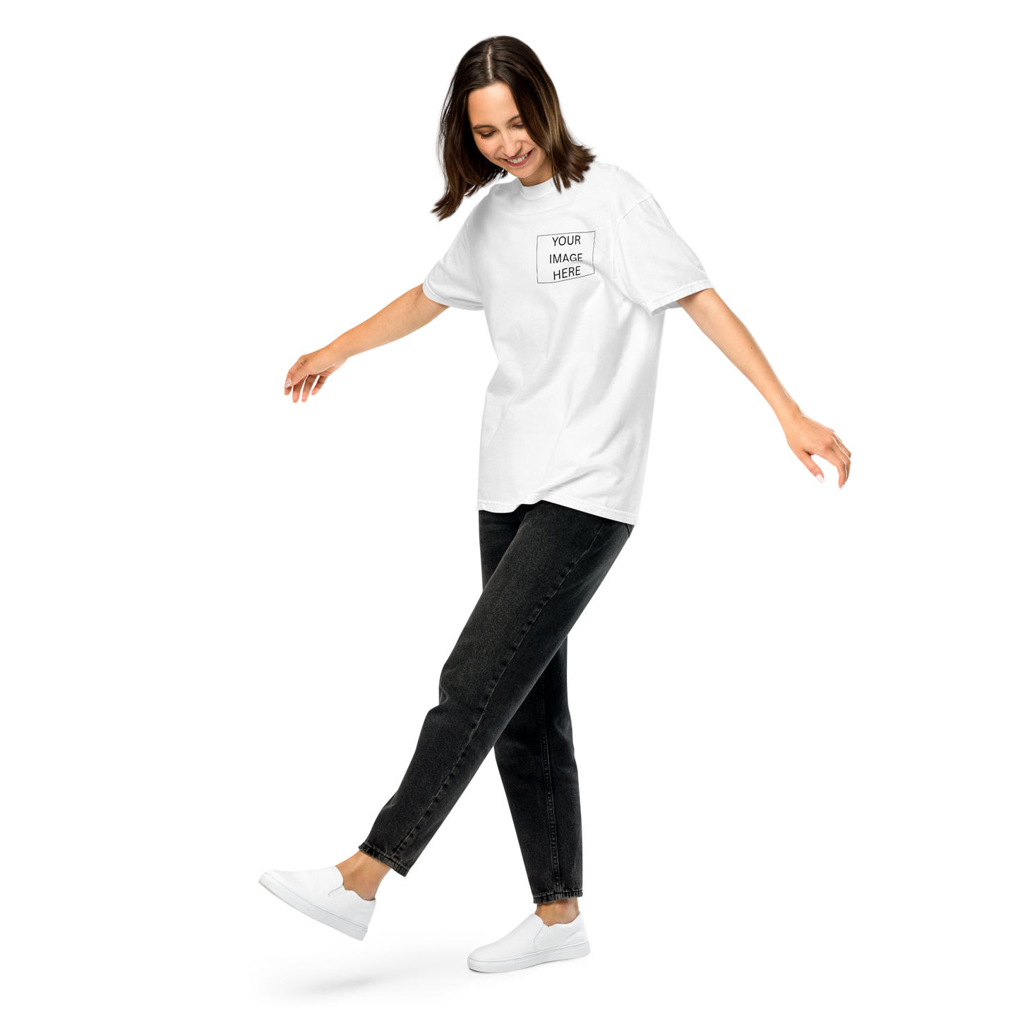 Custom Graphic Tee, Front & Back