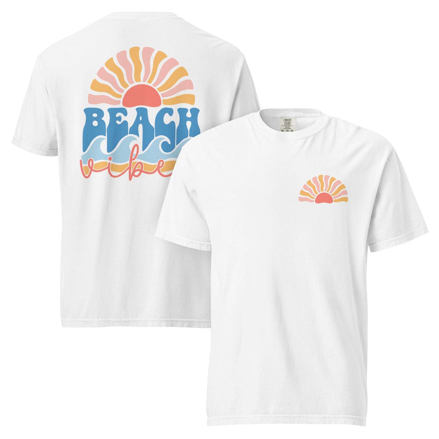 Beach Vibes Graphic Tee - Soft, Breathable Unisex Cotton T-Shirt