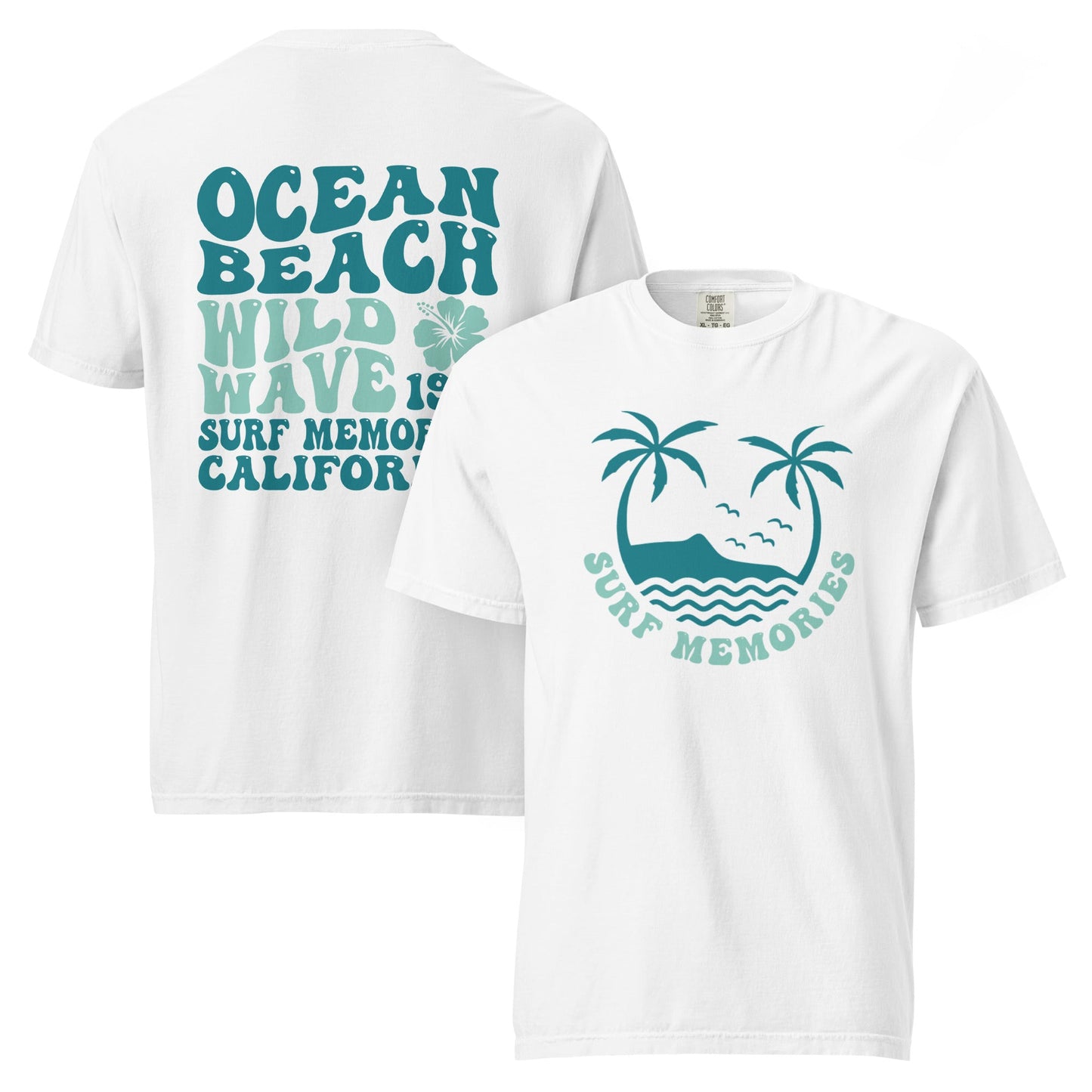 Ocean Waves Graphic Tee: Stylish Unisex Cotton T-Shirt