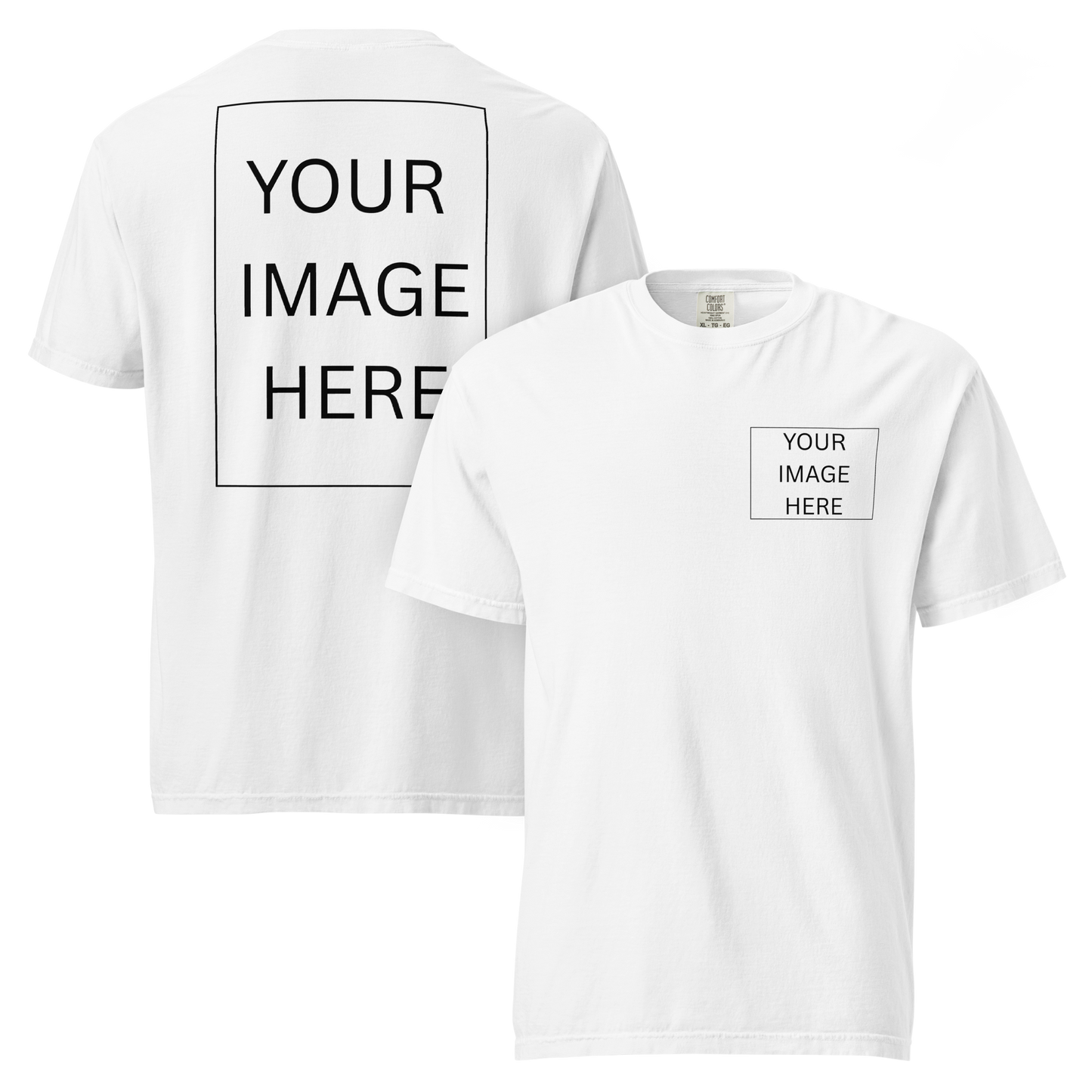 Custom Graphic Tee, Front & Back