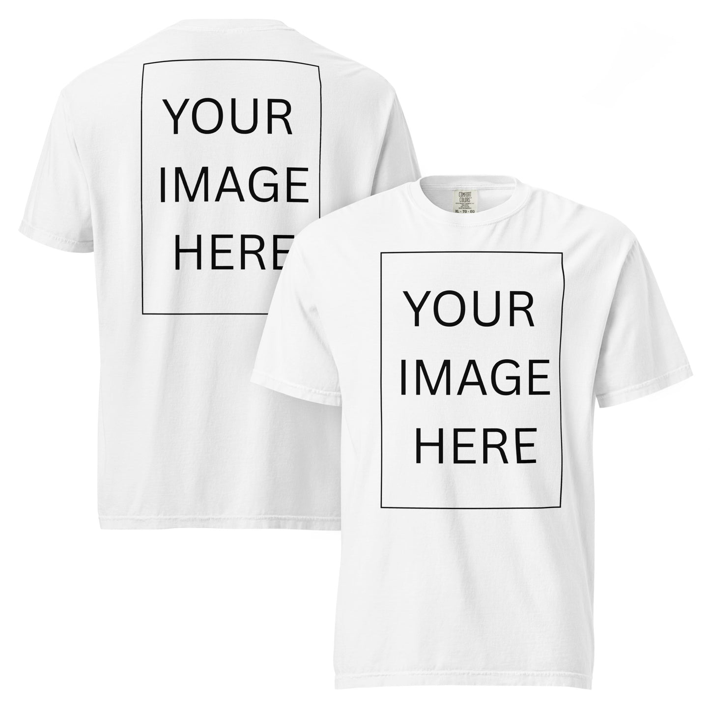 Custom Graphic Tee, Front & Back