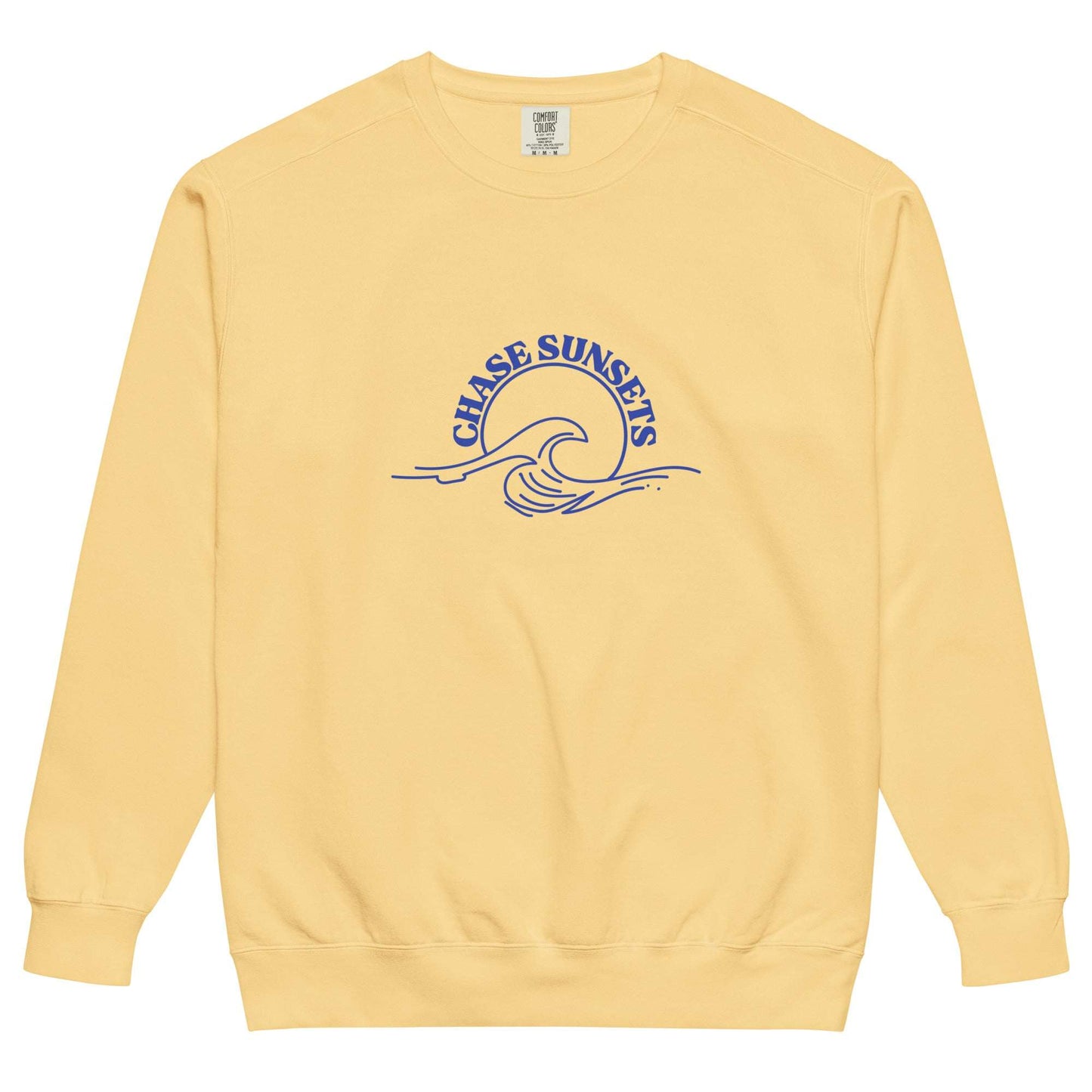 Unisex Garment-Dyed Sweatshirt - Vintage Feel Crewneck