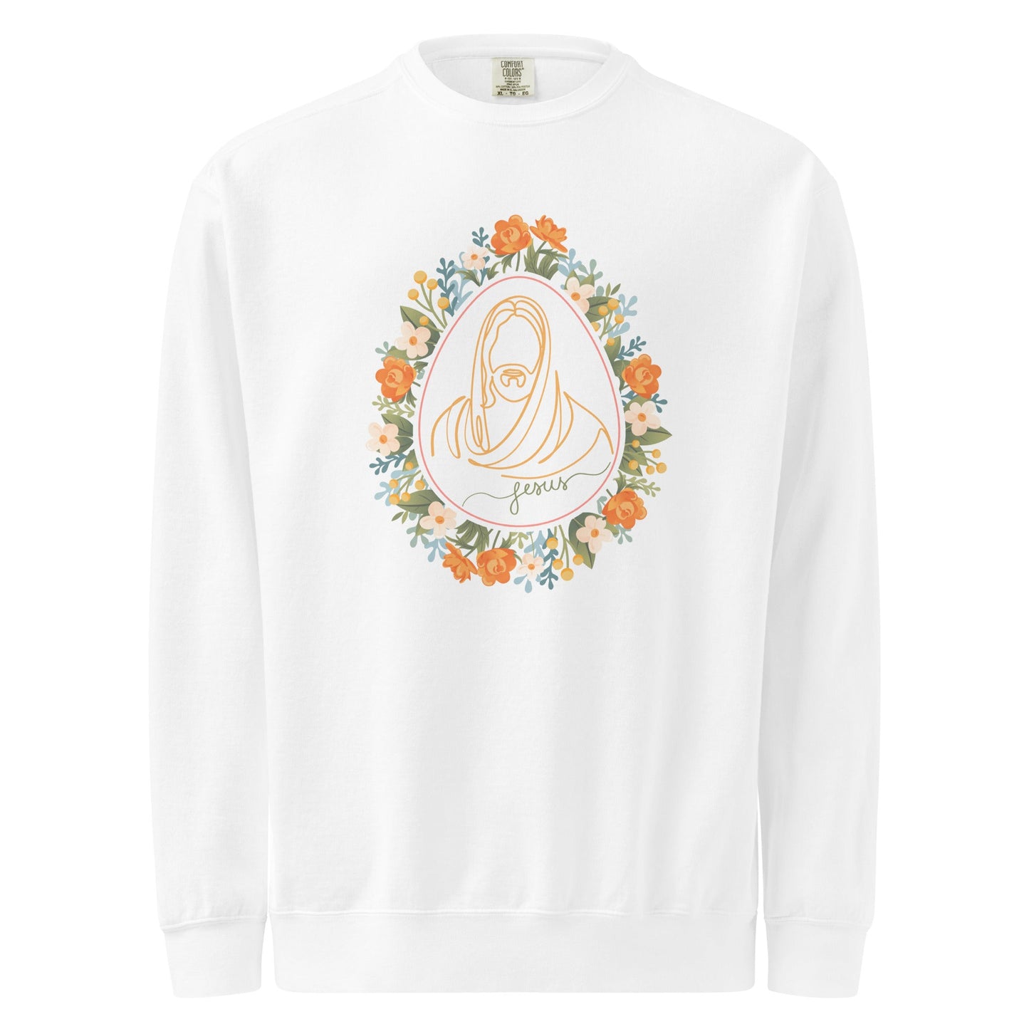Easter Jesus Crewneck Sweatshirt - Vintage Feel & Relaxed Fit
