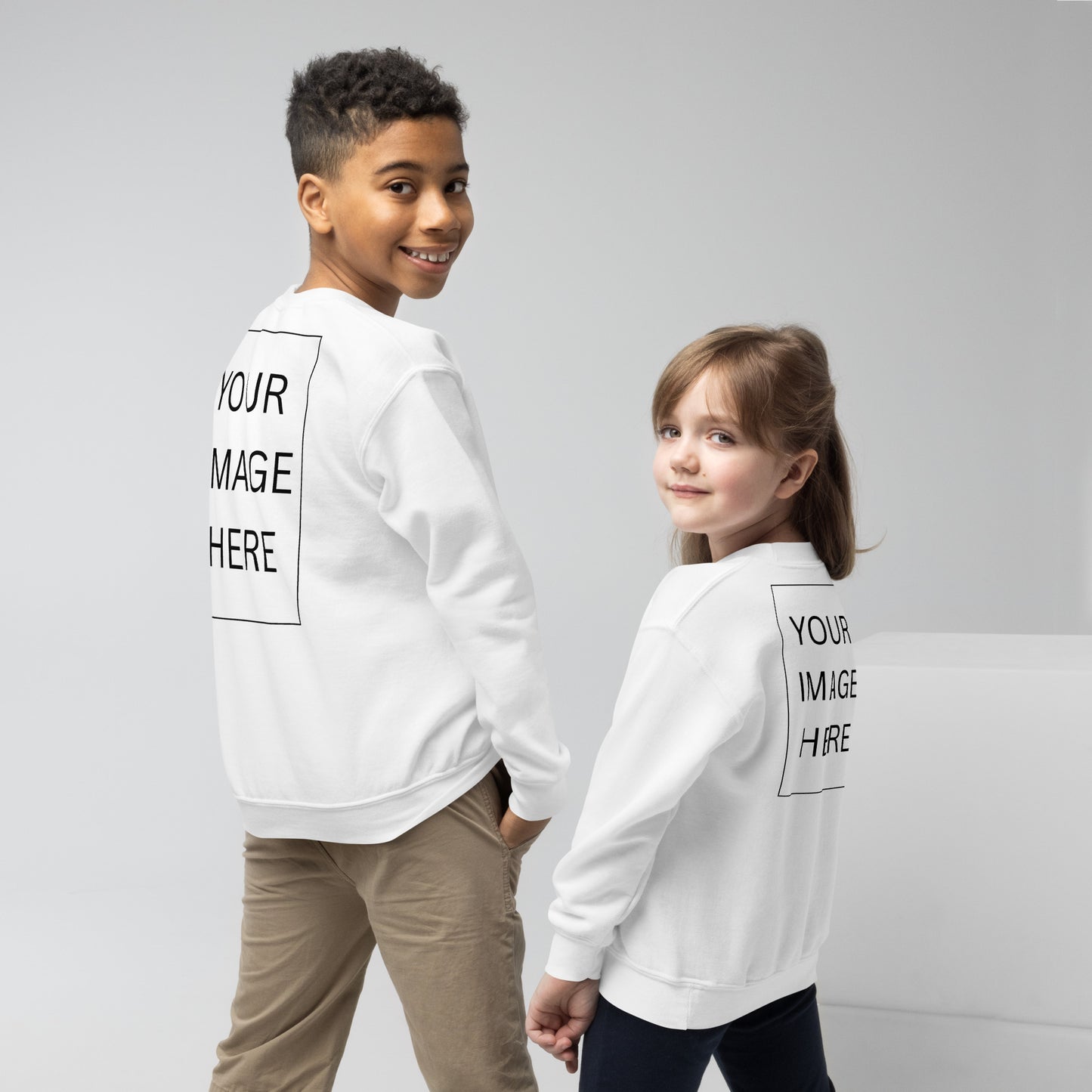 Custom Youth Crewneck Front/Back