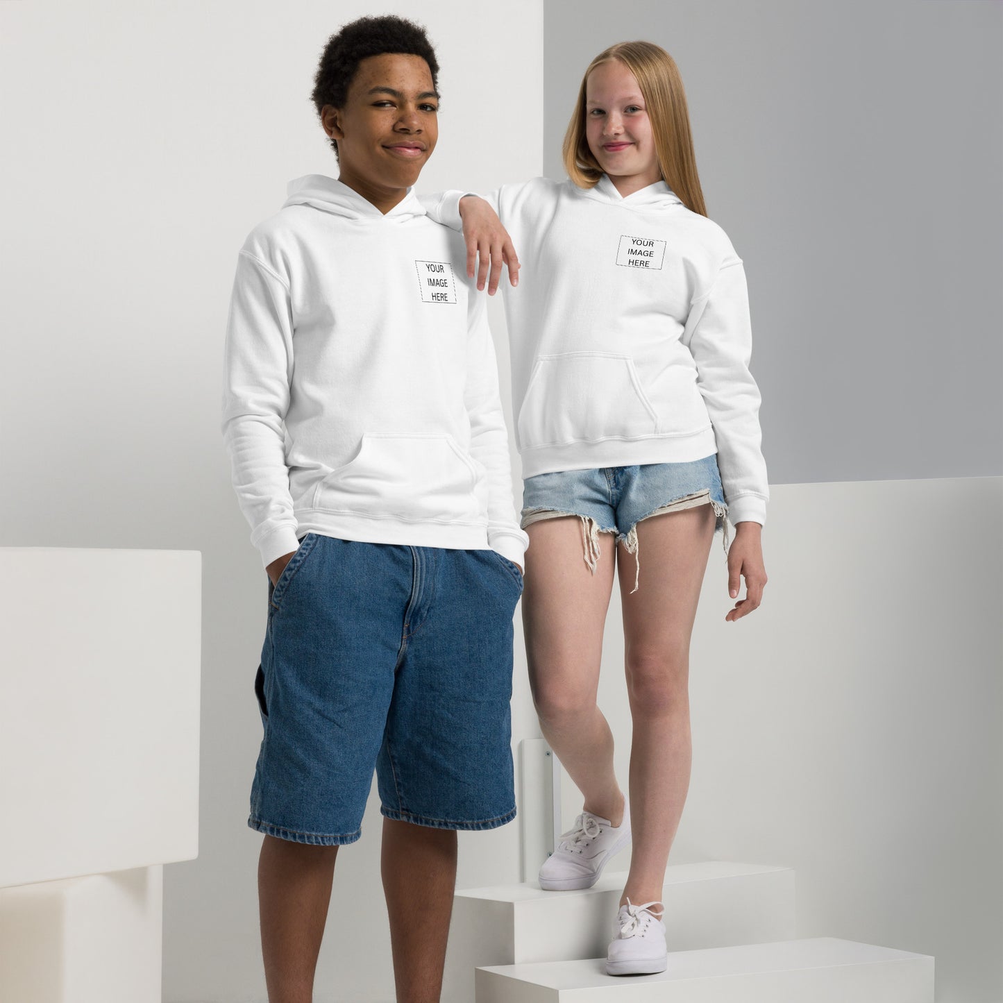Custom Youth Hoodie Front/Back