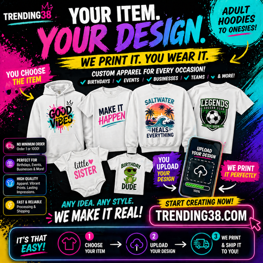Custom Shirts, Personalized Gifts &amp; Business Apparel | Your Item. Your Design. Your Style.