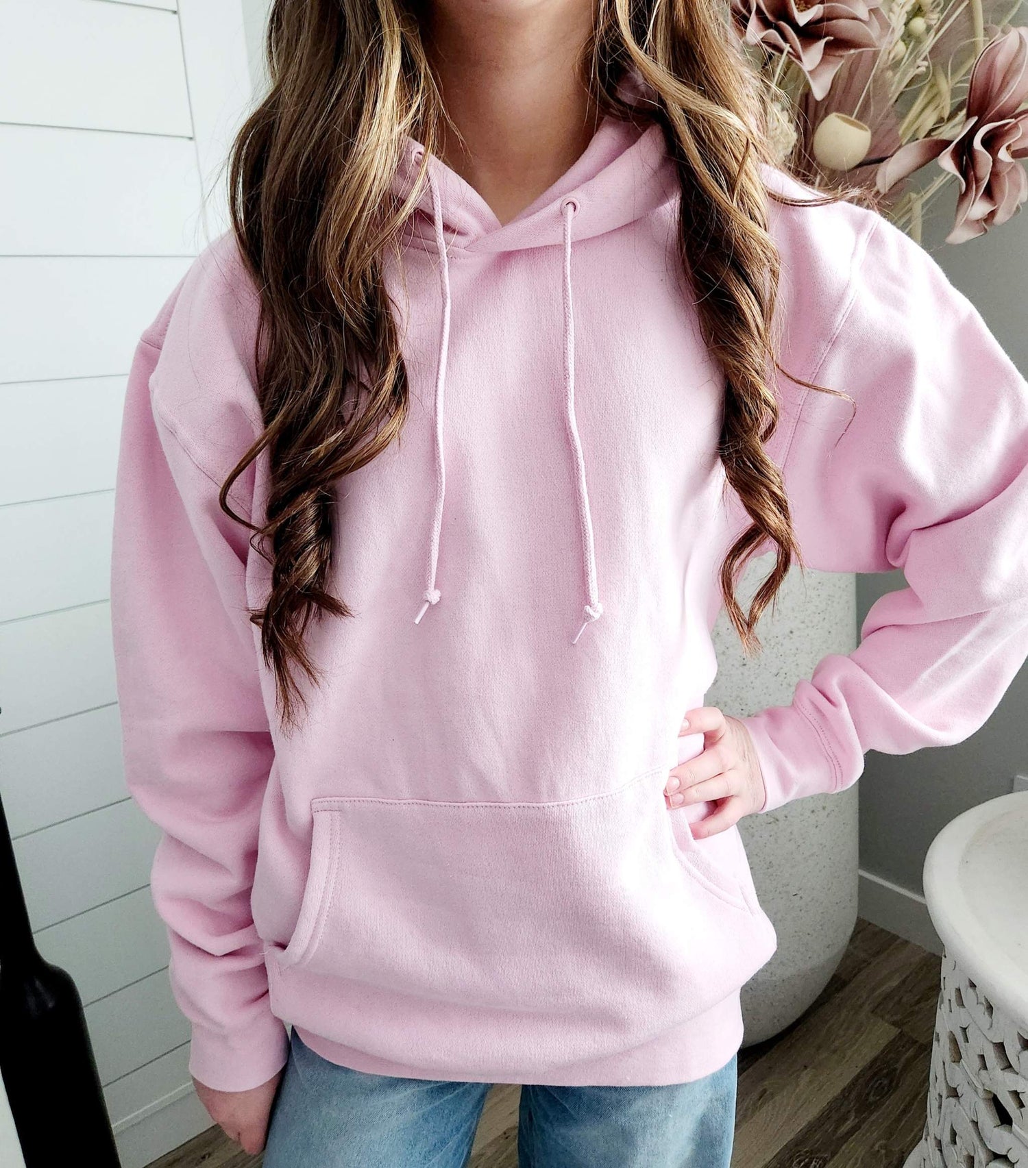 Cream Double Smiley Face Hoodie - Modern & Eco-Friendly Design