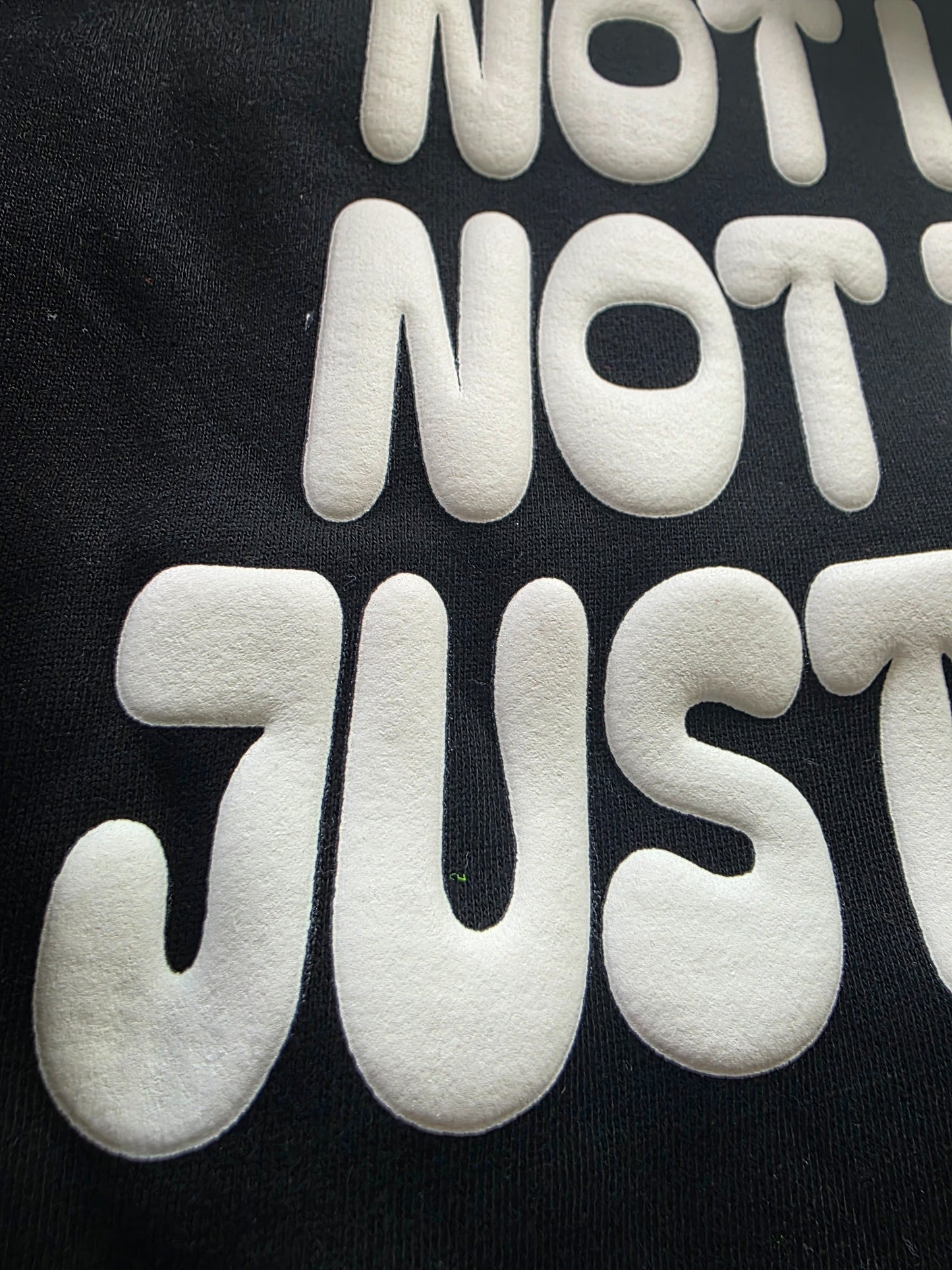 Not Luck. Not Easy. Just Work. Grit Puff Hoodie