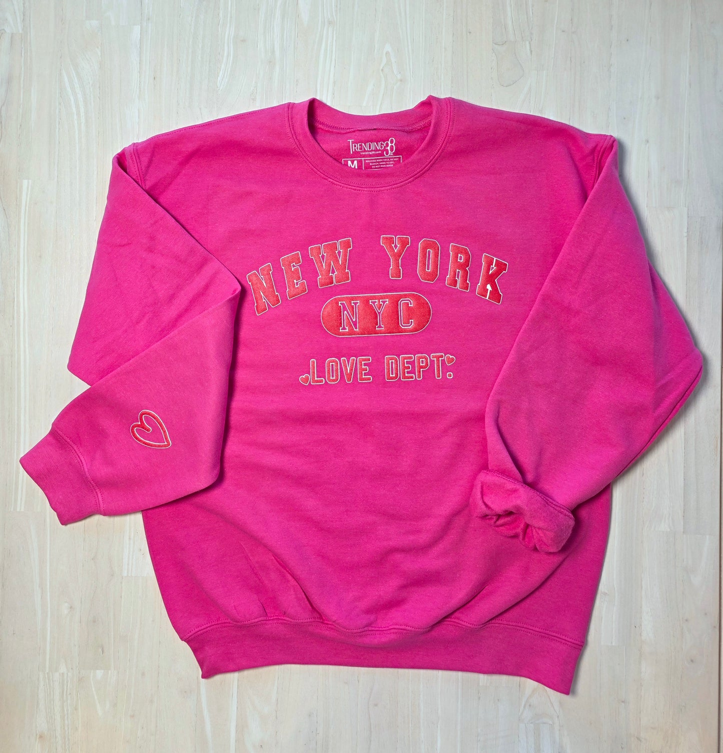 New York NYC Love Dept. Puff Sweatshirt